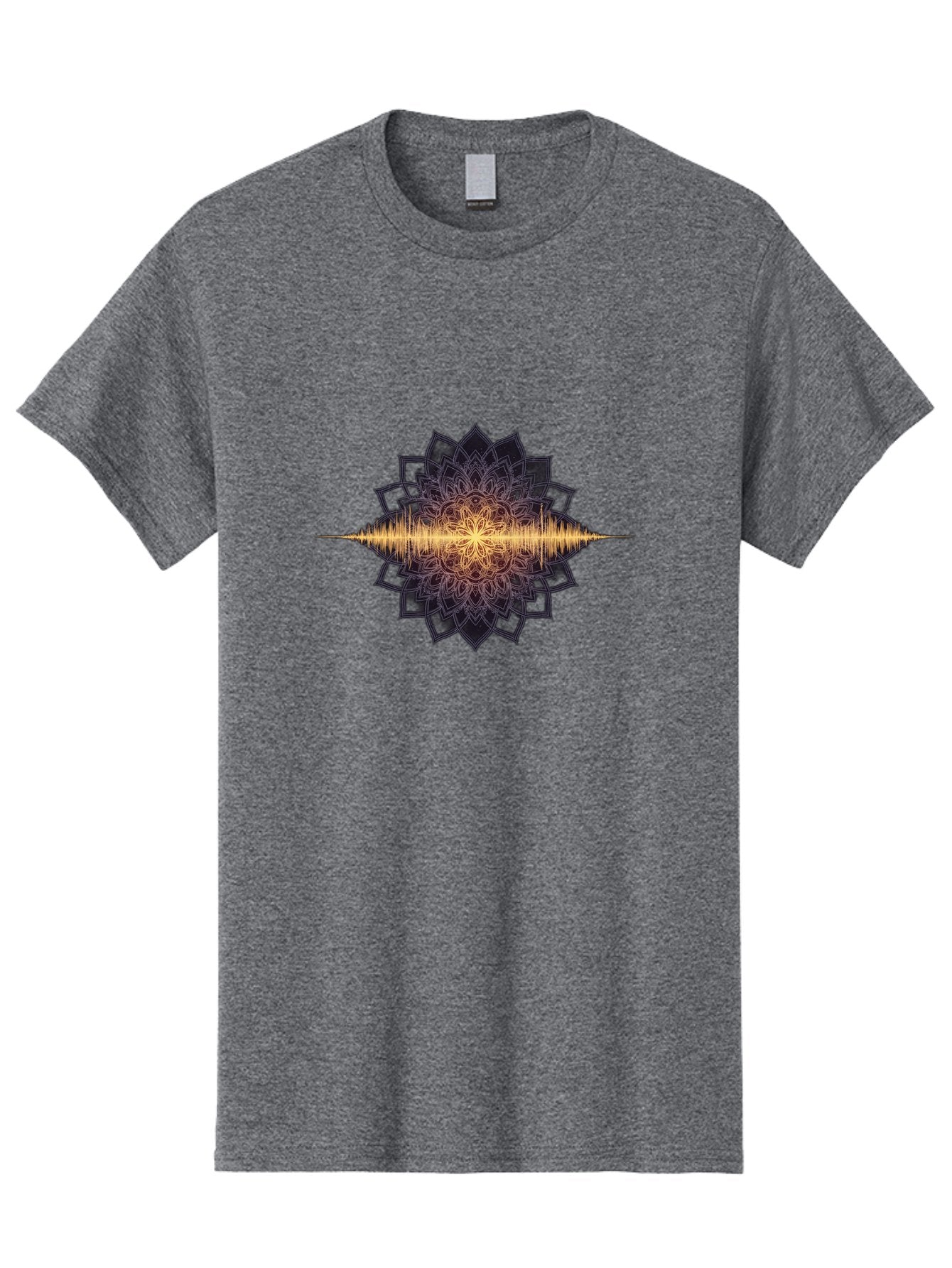 Sound-Wave-Mandala Men'S Graphic Tee, 100% Cotton, Comfortable Casual Summer Wear, Machine Washable, Vintage Camera, Old Camera, Antique Camera, Black Camera, Classic Photography, Photography Equipment, Nostalgic Device, Film Camera, Bah163 11