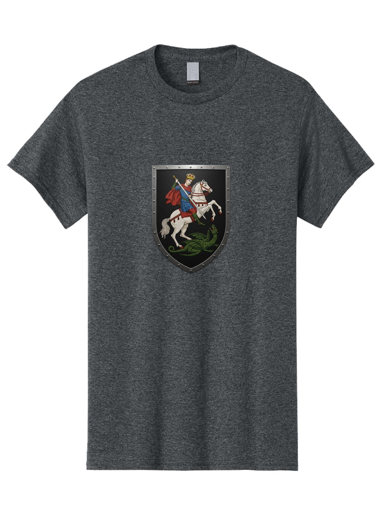 St-George-Slaying-The-Dragon Men'S Graphic Tee, 100% Cotton, Comfortable Casual Summer Wear, Machine Washable, Vintage Camera, Old Camera, Antique Camera, Black Camera, Classic Photography, Photography Equipment, Nostalgic Device, Film Camera, Bah170 3