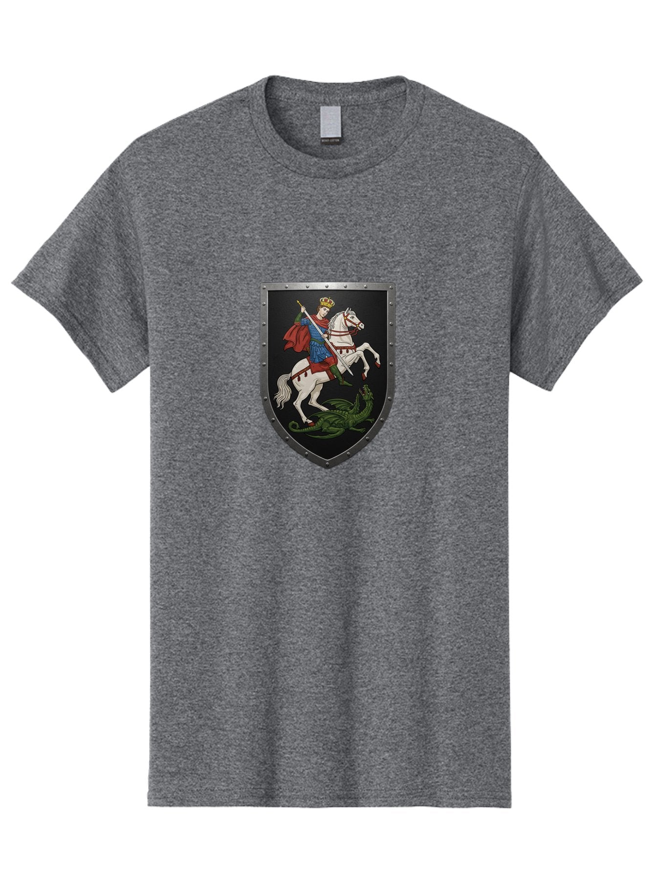St-George-Slaying-The-Dragon Men'S Graphic Tee, 100% Cotton, Comfortable Casual Summer Wear, Machine Washable, Vintage Camera, Old Camera, Antique Camera, Black Camera, Classic Photography, Photography Equipment, Nostalgic Device, Film Camera, Bah170 5