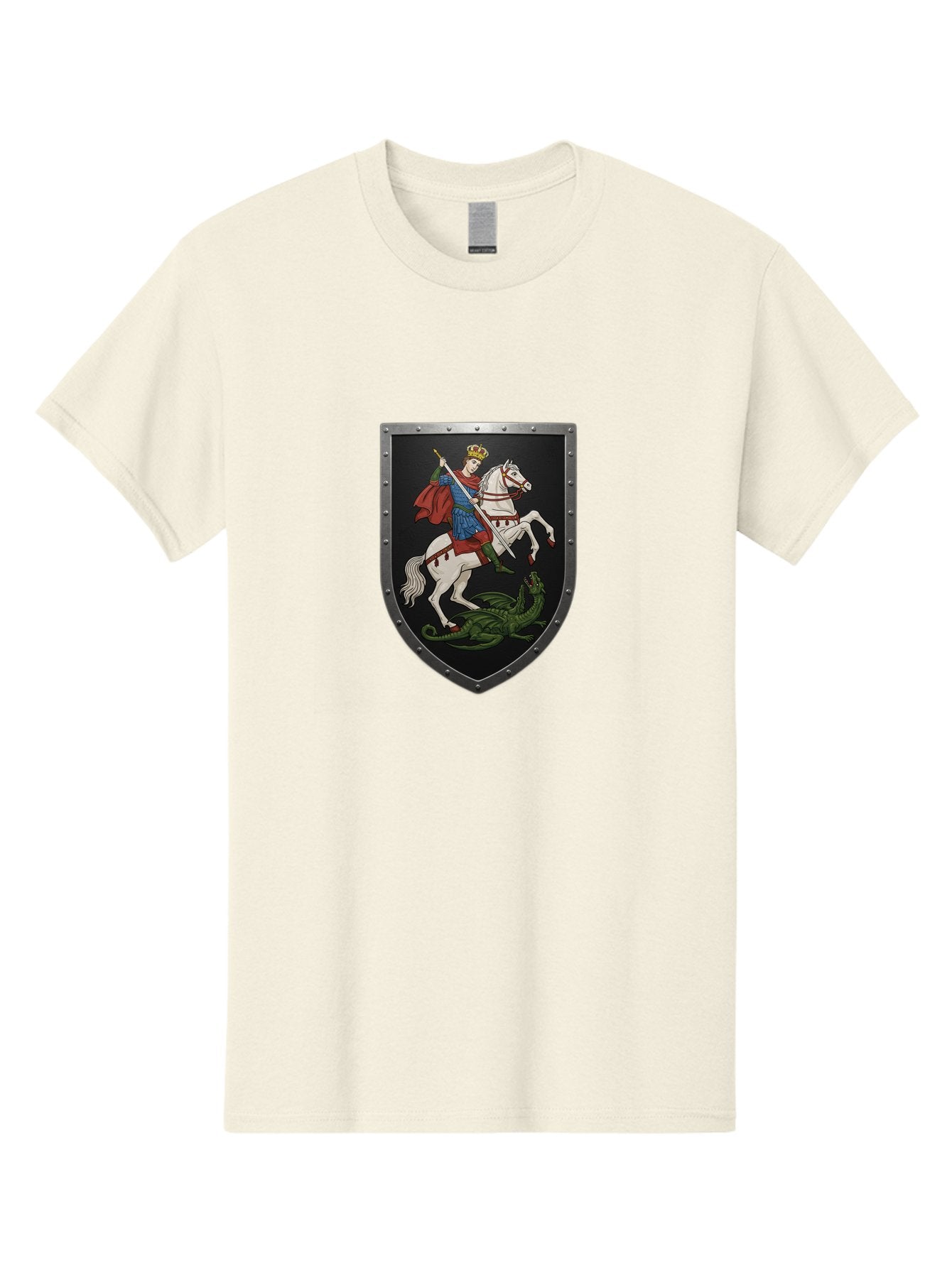 St-George-Slaying-The-Dragon Men'S Graphic Tee, 100% Cotton, Comfortable Casual Summer Wear, Machine Washable, Vintage Camera, Old Camera, Antique Camera, Black Camera, Classic Photography, Photography Equipment, Nostalgic Device, Film Camera, Bah170 6