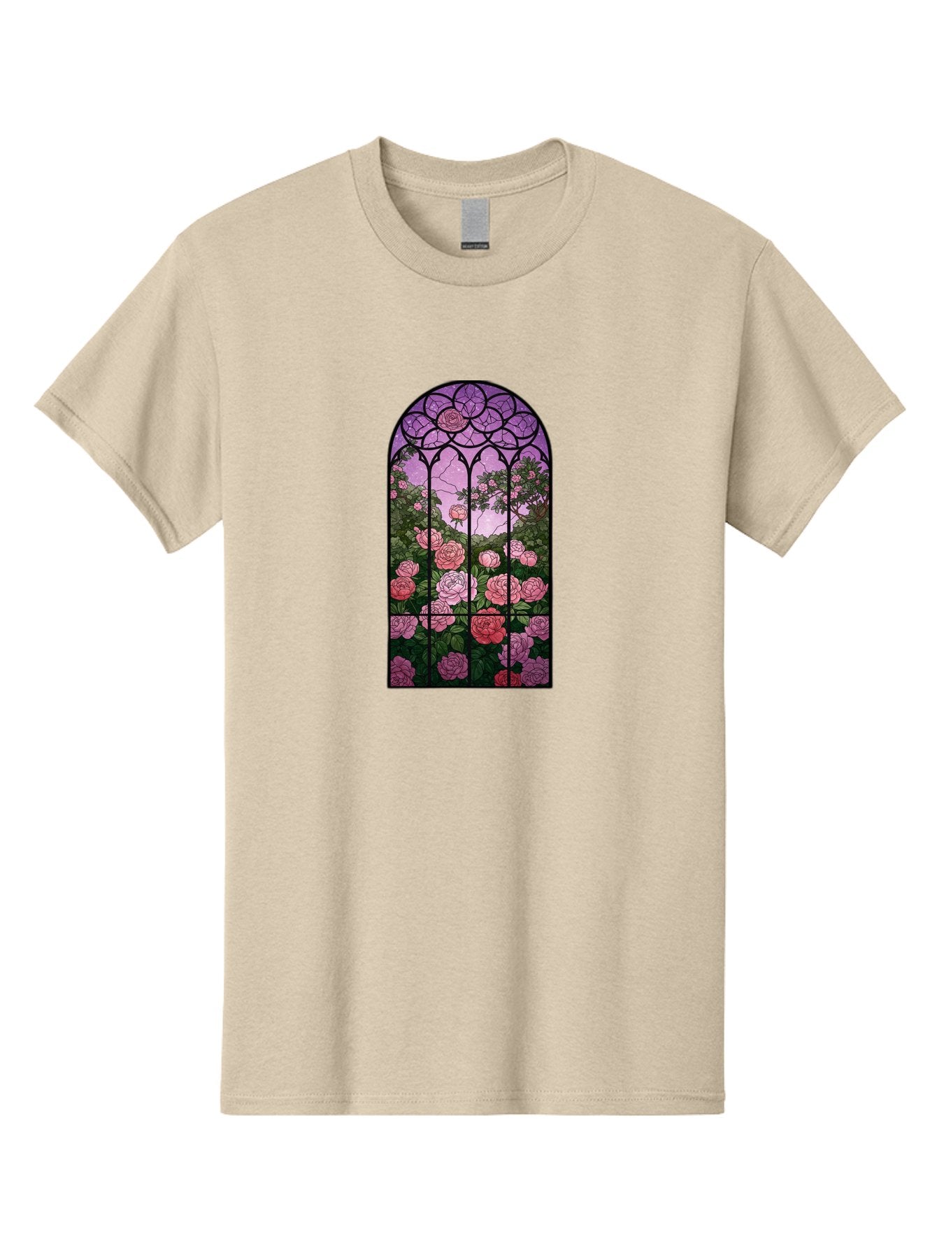 Stained-Glass-Window Men'S Graphic Tee, 100% Cotton, Comfortable Casual Summer Wear, Machine Washable, Vintage Camera, Old Camera, Antique Camera, Black Camera, Classic Photography, Photography Equipment, Nostalgic Device, Film Camera, Bah175