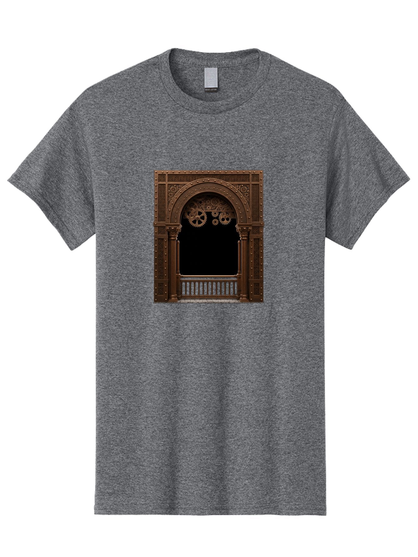 Steampunk-Archway Men'S Graphic Tee, 100% Cotton, Comfortable Casual Summer Wear, Machine Washable, Vintage Camera, Old Camera, Antique Camera, Black Camera, Classic Photography, Photography Equipment, Nostalgic Device, Film Camera, Camera Art Bah179 9