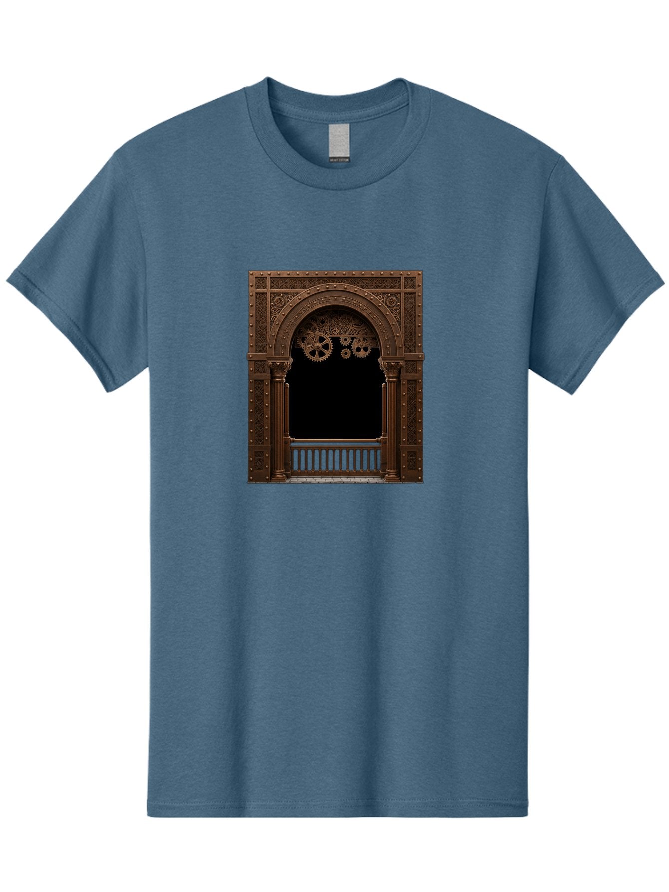 Steampunk-Archway Men'S Graphic Tee, 100% Cotton, Comfortable Casual Summer Wear, Machine Washable, Vintage Camera, Old Camera, Antique Camera, Black Camera, Classic Photography, Photography Equipment, Nostalgic Device, Film Camera, Camera Art Bah179 13