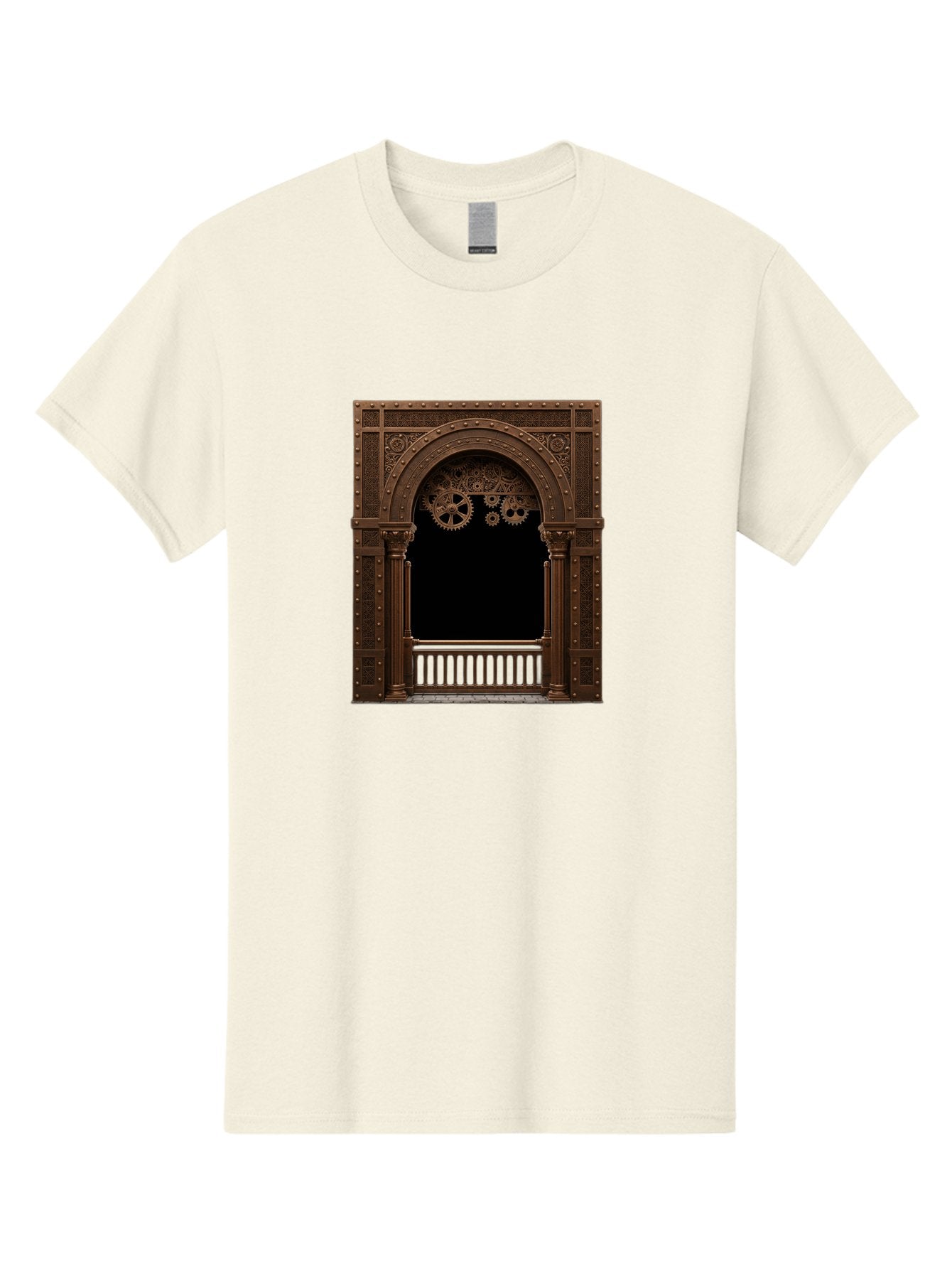 Steampunk-Archway Men'S Graphic Tee, 100% Cotton, Comfortable Casual Summer Wear, Machine Washable, Vintage Camera, Old Camera, Antique Camera, Black Camera, Classic Photography, Photography Equipment, Nostalgic Device, Film Camera, Camera Art Bah179 15