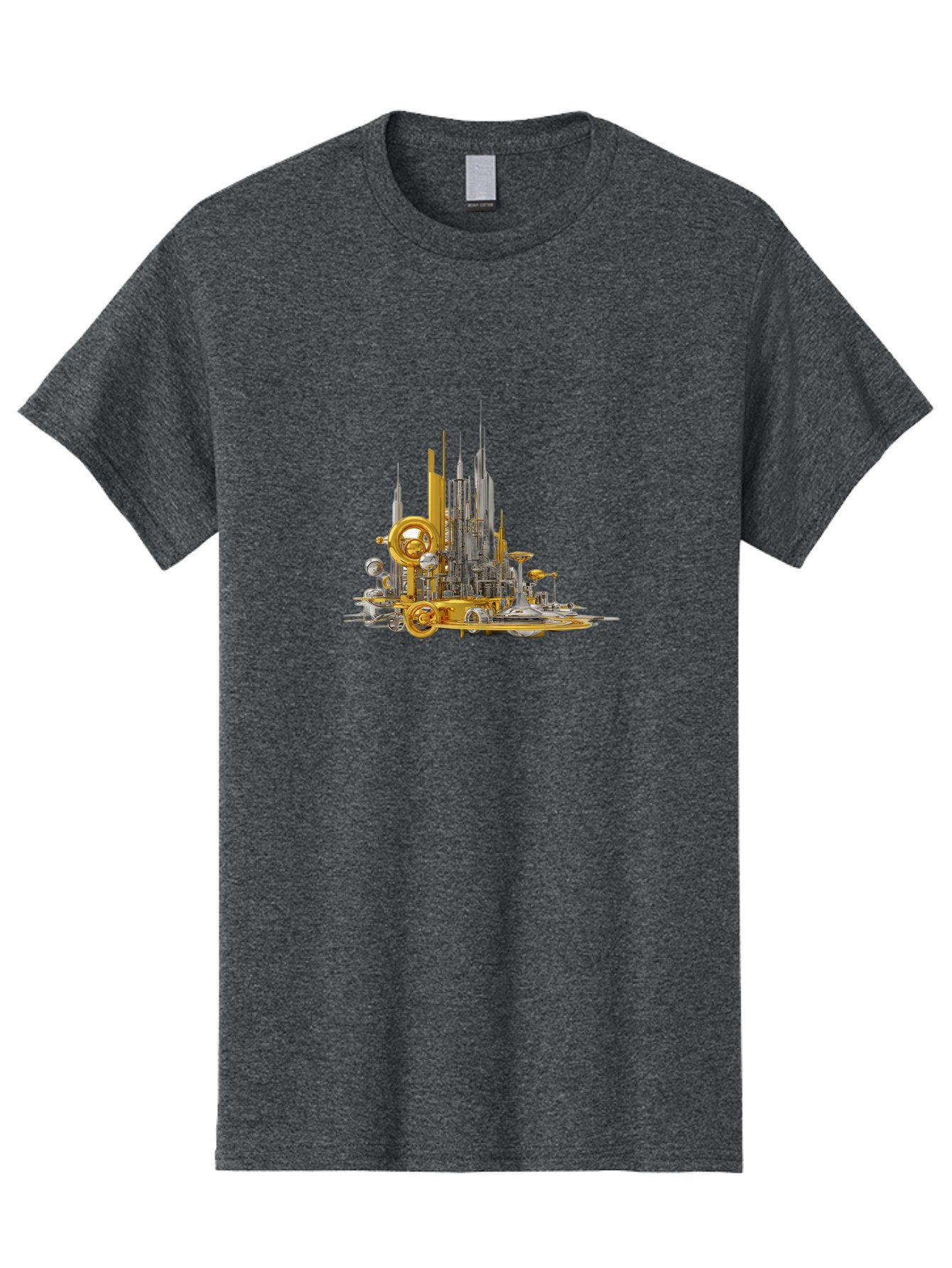 Steampunk-Cityscape Men'S Graphic Tee, 100% Cotton, Comfortable Casual Summer Wear, Machine Washable, Vintage Camera, Old Camera, Antique Camera, Black Camera, Classic Photography, Photography Equipment, Nostalgic Device, Film Camera, Bah180 10