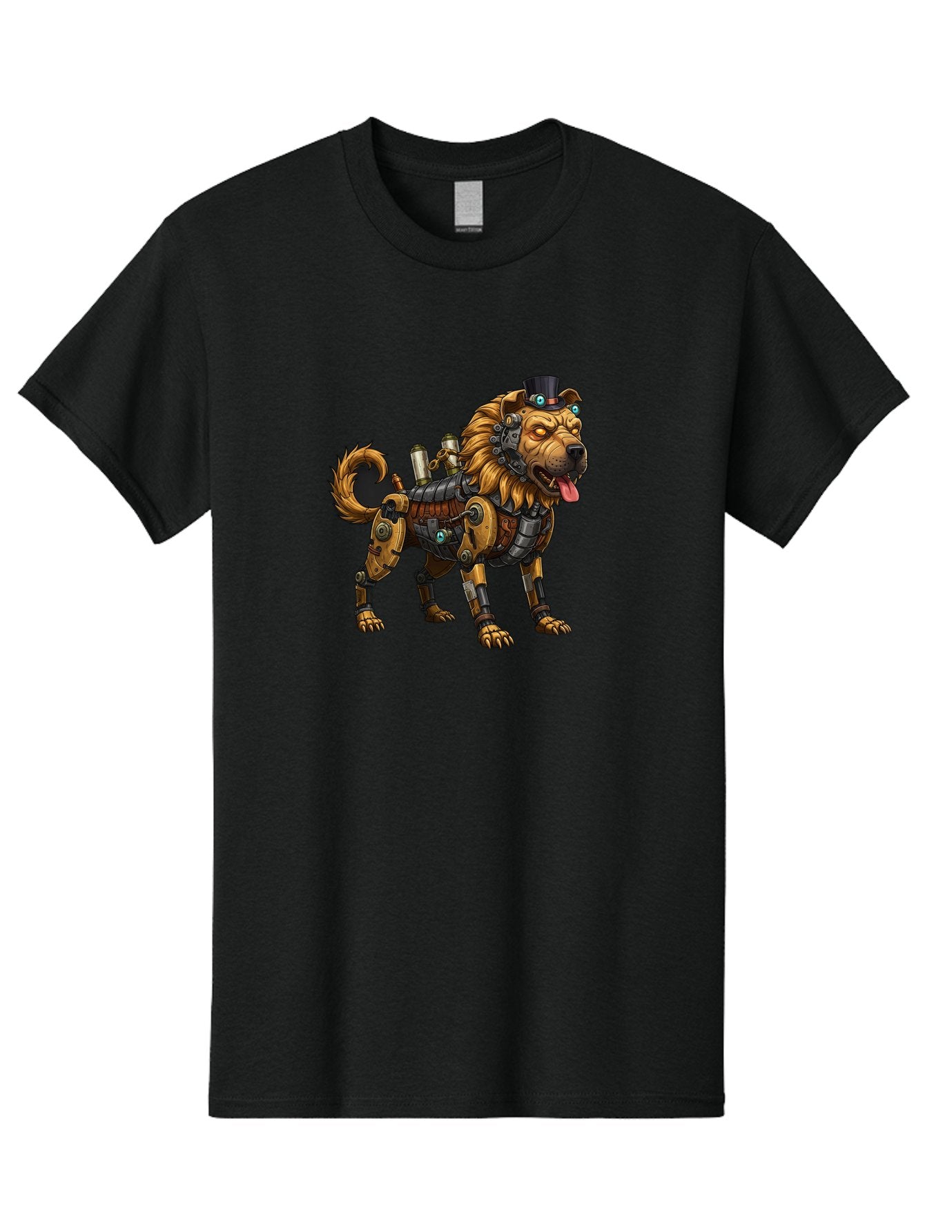 Steampunk-Dog Men'S Graphic Tee, 100% Cotton, Comfortable Casual Summer Wear, Machine Washable, Vintage Camera, Old Camera, Antique Camera, Black Camera, Classic Photography, Photography Equipment, Nostalgic Device, Film Camera, Camera Art Bah181 9