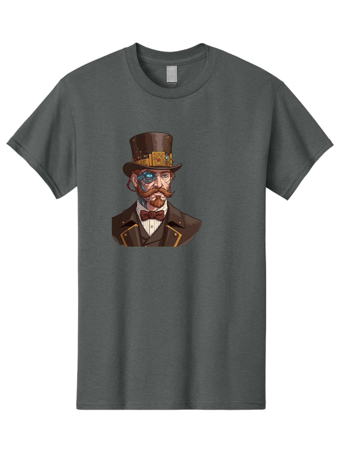 Steampunk-Gentleman Men'S Graphic Tee, 100% Cotton, Comfortable Casual Summer Wear, Machine Washable, Vintage Camera, Old Camera, Antique Camera, Black Camera, Classic Photography, Photography Equipment, Nostalgic Device, Film Camera, Bah183 15