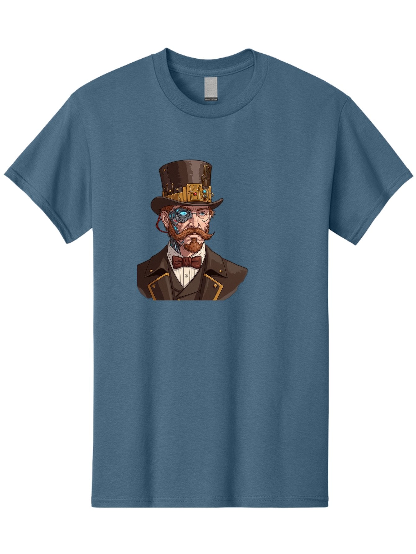 Steampunk-Gentleman Men'S Graphic Tee, 100% Cotton, Comfortable Casual Summer Wear, Machine Washable, Vintage Camera, Old Camera, Antique Camera, Black Camera, Classic Photography, Photography Equipment, Nostalgic Device, Film Camera, Bah183 4