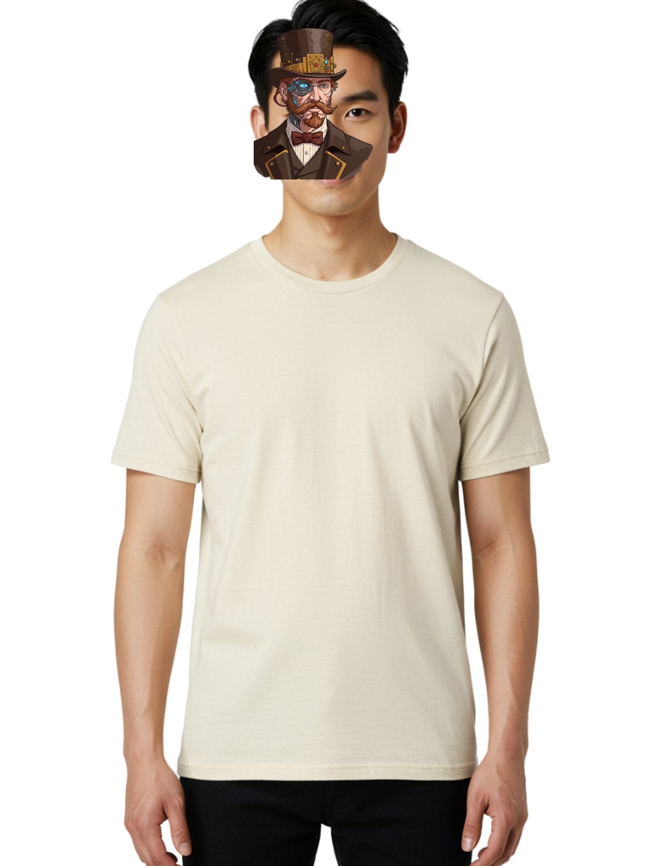 Steampunk-Gentleman Men'S Graphic Tee, 100% Cotton, Comfortable Casual Summer Wear, Machine Washable, Vintage Camera, Old Camera, Antique Camera, Black Camera, Classic Photography, Photography Equipment, Nostalgic Device, Film Camera, Bah183 19