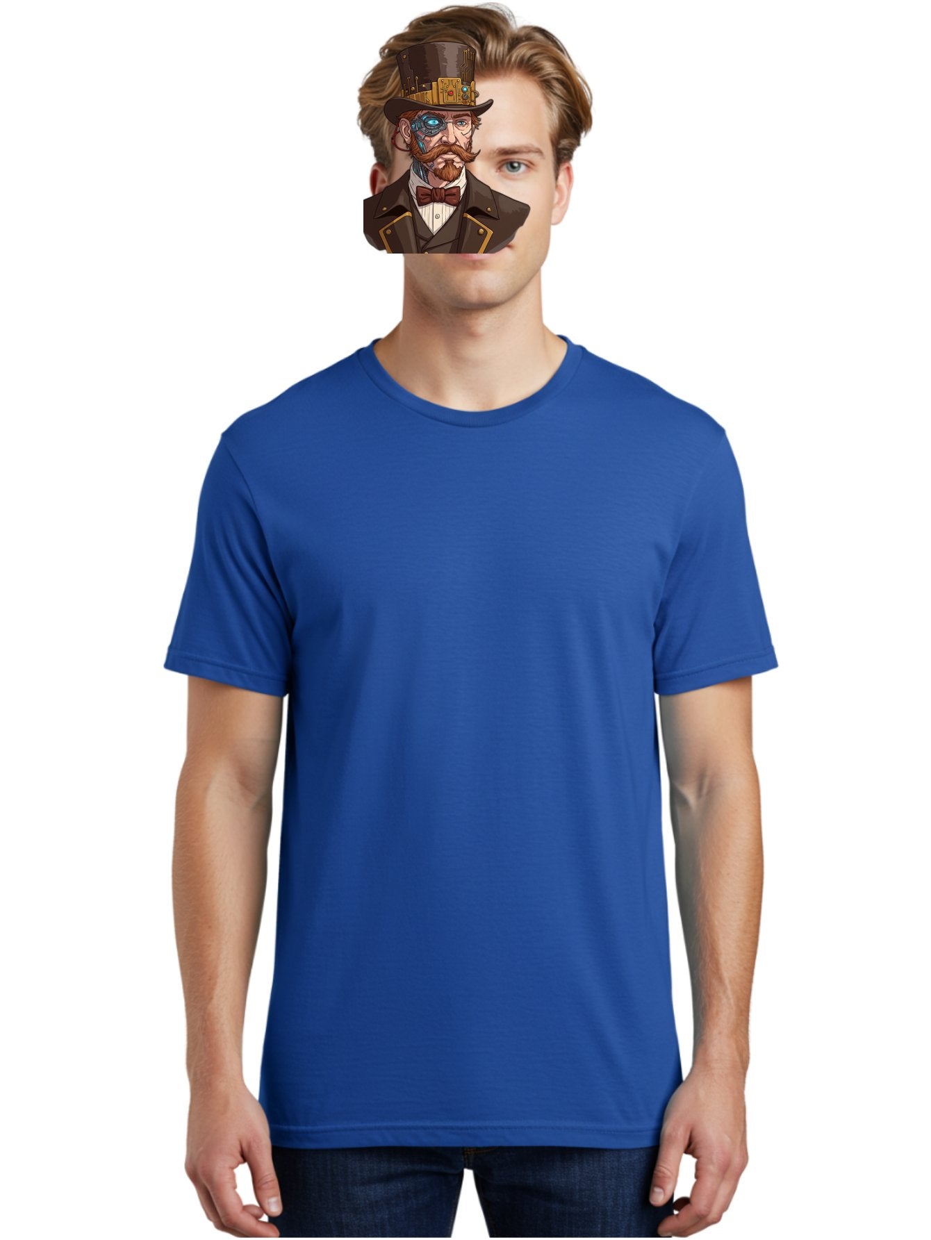 Steampunk-Gentleman Men'S Graphic Tee, 100% Cotton, Comfortable Casual Summer Wear, Machine Washable, Vintage Camera, Old Camera, Antique Camera, Black Camera, Classic Photography, Photography Equipment, Nostalgic Device, Film Camera, Bah183 24