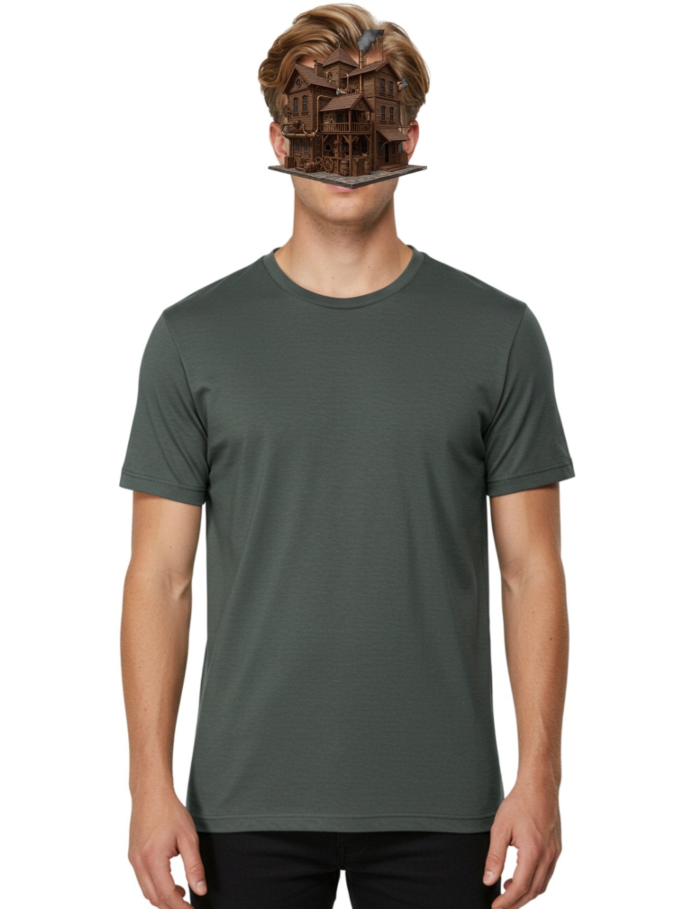 Steampunk-House Men'S Graphic Tee, 100% Cotton, Comfortable Casual Summer Wear, Machine Washable, Vintage Camera, Old Camera, Antique Camera, Black Camera, Classic Photography, Photography Equipment, Nostalgic Device, Film Camera, Camera Art Bah184 30