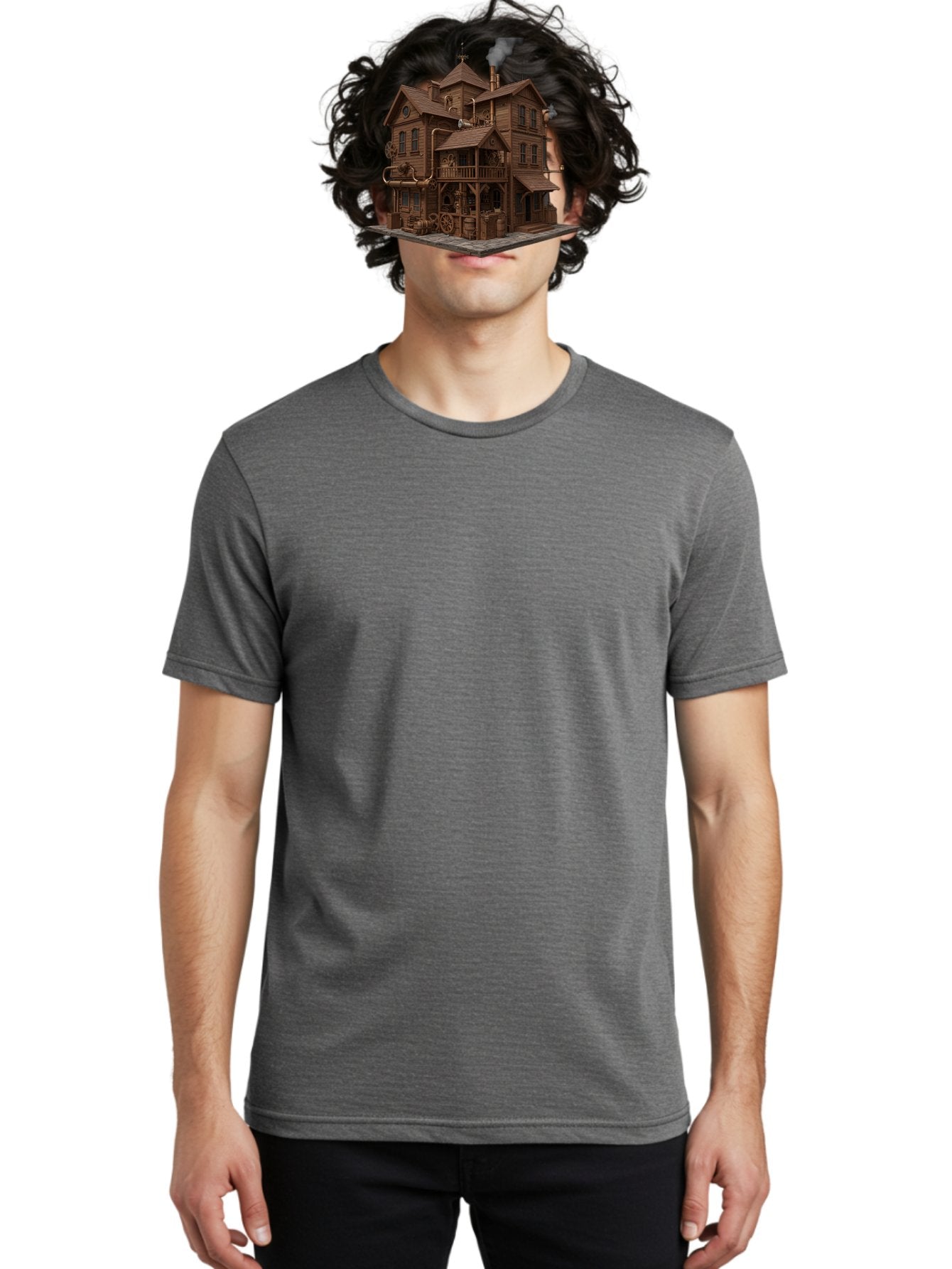 Steampunk-House Men'S Graphic Tee, 100% Cotton, Comfortable Casual Summer Wear, Machine Washable, Vintage Camera, Old Camera, Antique Camera, Black Camera, Classic Photography, Photography Equipment, Nostalgic Device, Film Camera, Camera Art Bah184 17