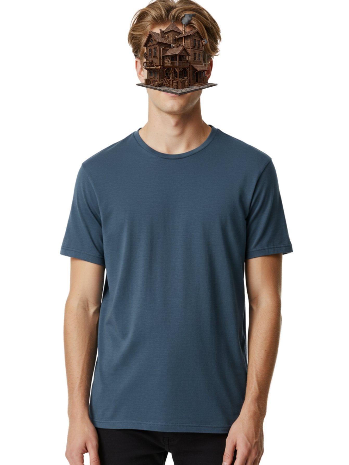 Steampunk-House Men'S Graphic Tee, 100% Cotton, Comfortable Casual Summer Wear, Machine Washable, Vintage Camera, Old Camera, Antique Camera, Black Camera, Classic Photography, Photography Equipment, Nostalgic Device, Film Camera, Camera Art Bah184 18