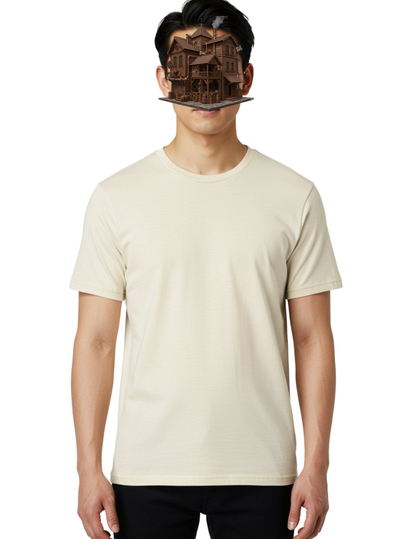 Steampunk-House Men'S Graphic Tee, 100% Cotton, Comfortable Casual Summer Wear, Machine Washable, Vintage Camera, Old Camera, Antique Camera, Black Camera, Classic Photography, Photography Equipment, Nostalgic Device, Film Camera, Camera Art Bah184 25