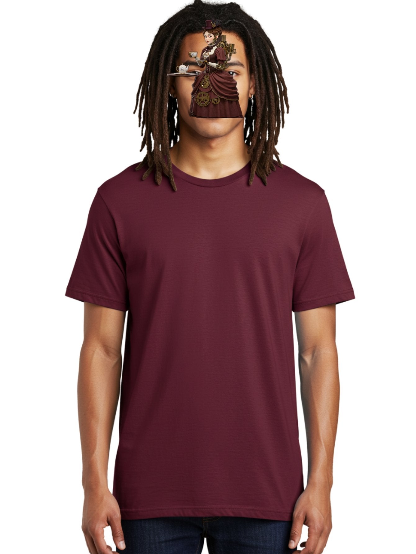 Steampunk-Lady Men'S Graphic Tee, 100% Cotton, Comfortable Casual Summer Wear, Machine Washable, Vintage Camera, Old Camera, Antique Camera, Black Camera, Classic Photography, Photography Equipment, Nostalgic Device, Film Camera, Camera Art Bah185 29