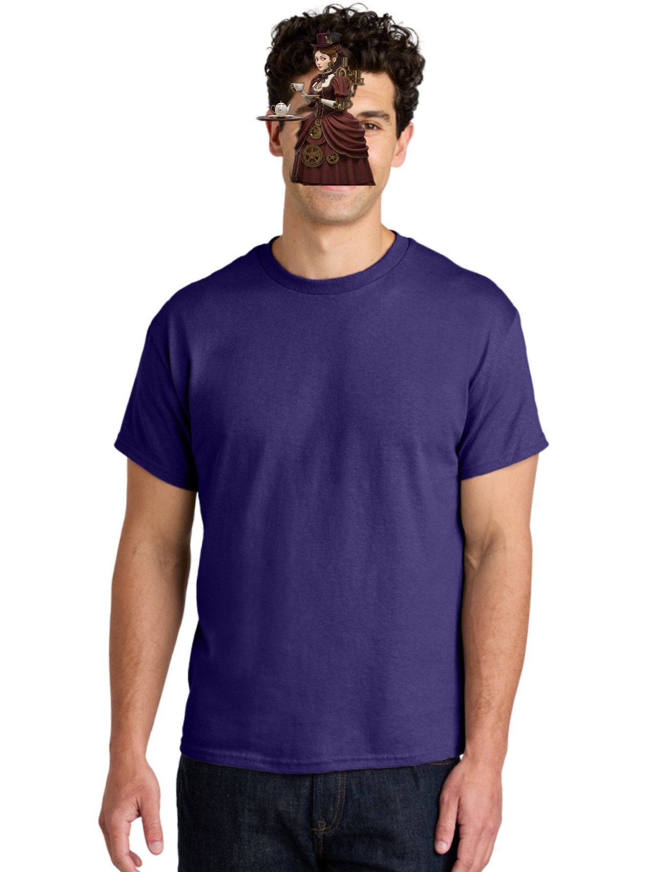 Steampunk-Lady Men'S Graphic Tee, 100% Cotton, Comfortable Casual Summer Wear, Machine Washable, Vintage Camera, Old Camera, Antique Camera, Black Camera, Classic Photography, Photography Equipment, Nostalgic Device, Film Camera, Camera Art Bah185 17