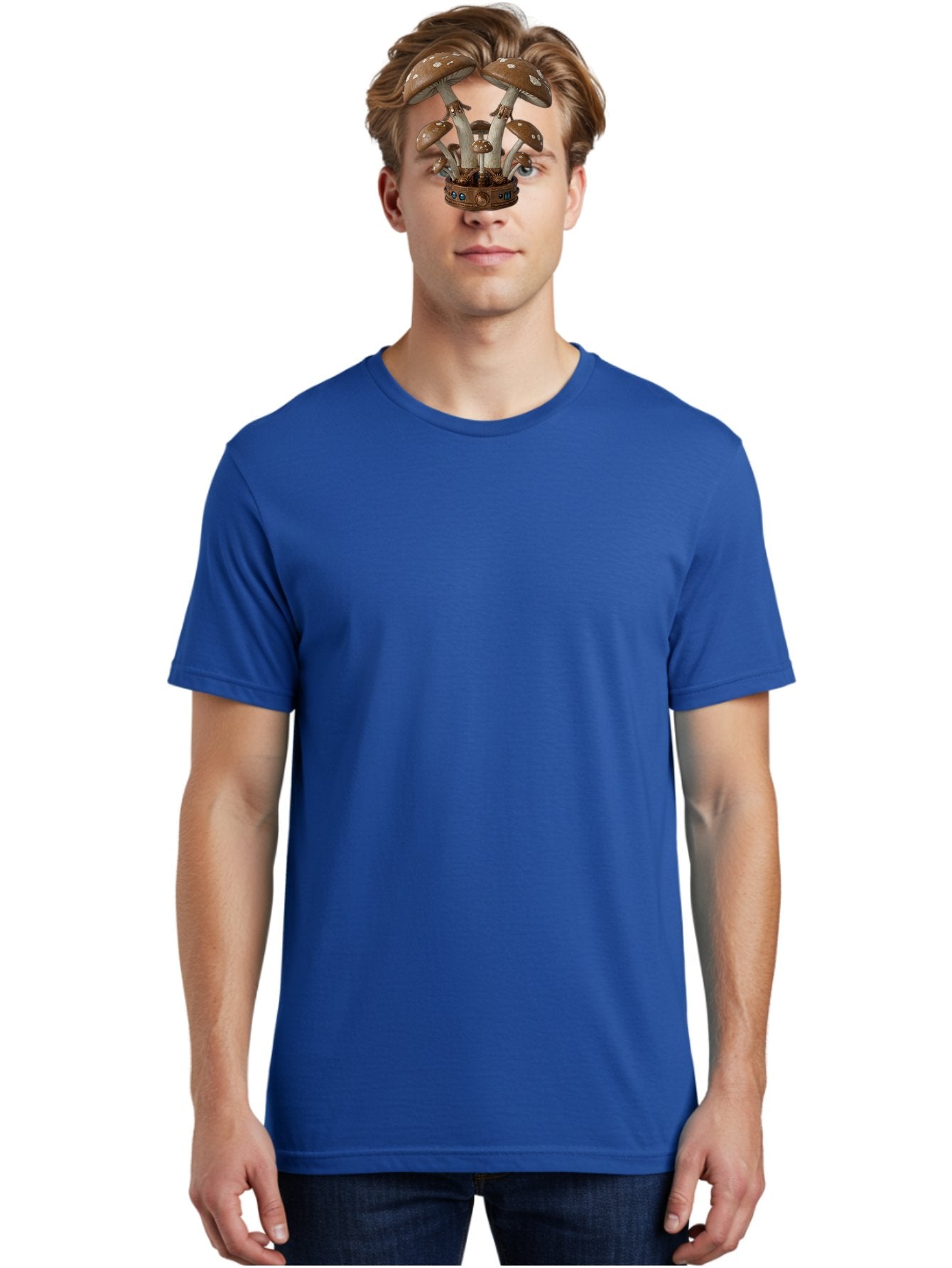 Steampunk-Mushrooms Men'S Graphic Tee, 100% Cotton, Comfortable Casual Summer Wear, Machine Washable, Vintage Camera, Old Camera, Antique Camera, Black Camera, Classic Photography, Photography Equipment, Nostalgic Device, Film Camera, Bah187 28