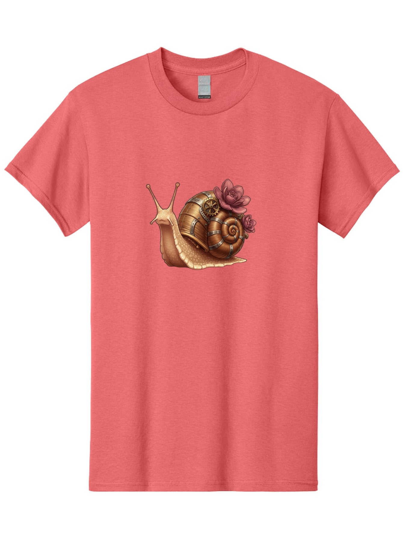 Steampunk-Snail Men'S Graphic Tee, 100% Cotton, Comfortable Casual Summer Wear, Machine Washable, Vintage Camera, Old Camera, Antique Camera, Black Camera, Classic Photography, Photography Equipment, Nostalgic Device, Film Camera, Camera Art Bah188 3