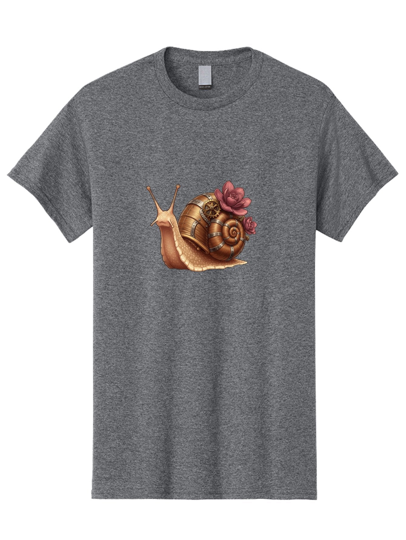 Steampunk-Snail Men'S Graphic Tee, 100% Cotton, Comfortable Casual Summer Wear, Machine Washable, Vintage Camera, Old Camera, Antique Camera, Black Camera, Classic Photography, Photography Equipment, Nostalgic Device, Film Camera, Camera Art Bah188 10