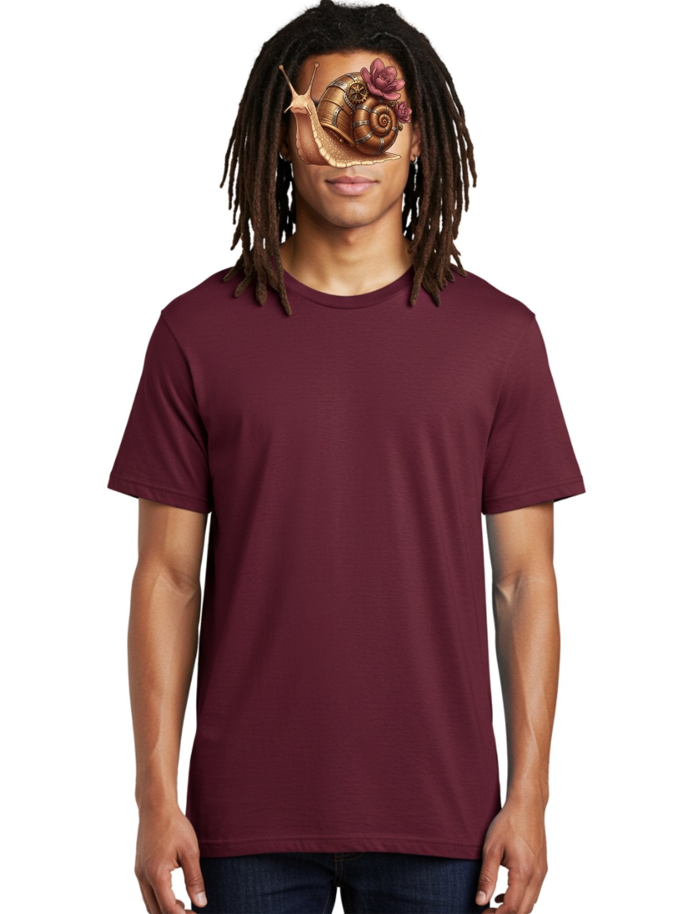 Steampunk-Snail Men'S Graphic Tee, 100% Cotton, Comfortable Casual Summer Wear, Machine Washable, Vintage Camera, Old Camera, Antique Camera, Black Camera, Classic Photography, Photography Equipment, Nostalgic Device, Film Camera, Camera Art Bah188 21