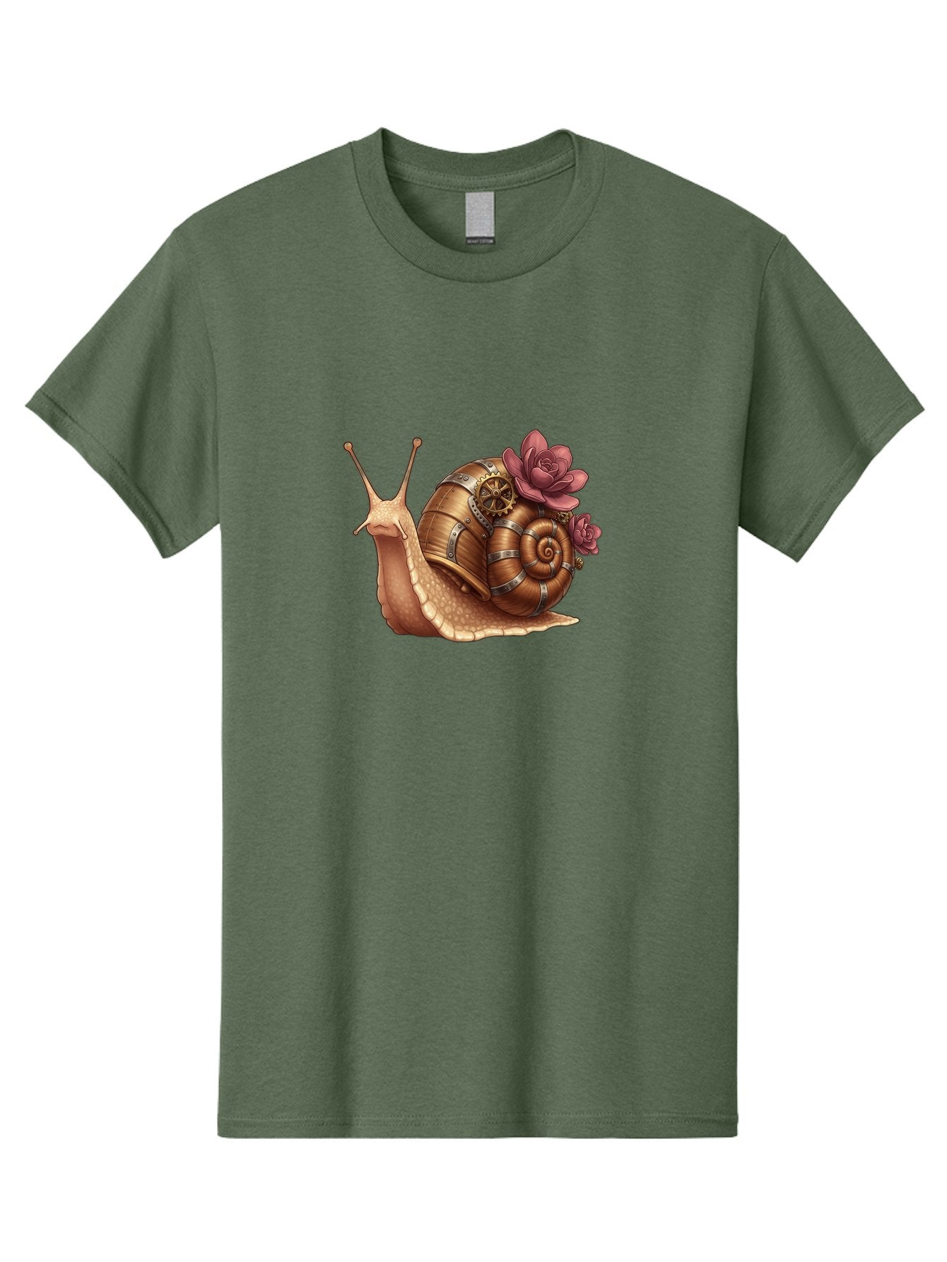 Steampunk-Snail Men'S Graphic Tee, 100% Cotton, Comfortable Casual Summer Wear, Machine Washable, Vintage Camera, Old Camera, Antique Camera, Black Camera, Classic Photography, Photography Equipment, Nostalgic Device, Film Camera, Camera Art Bah188 9