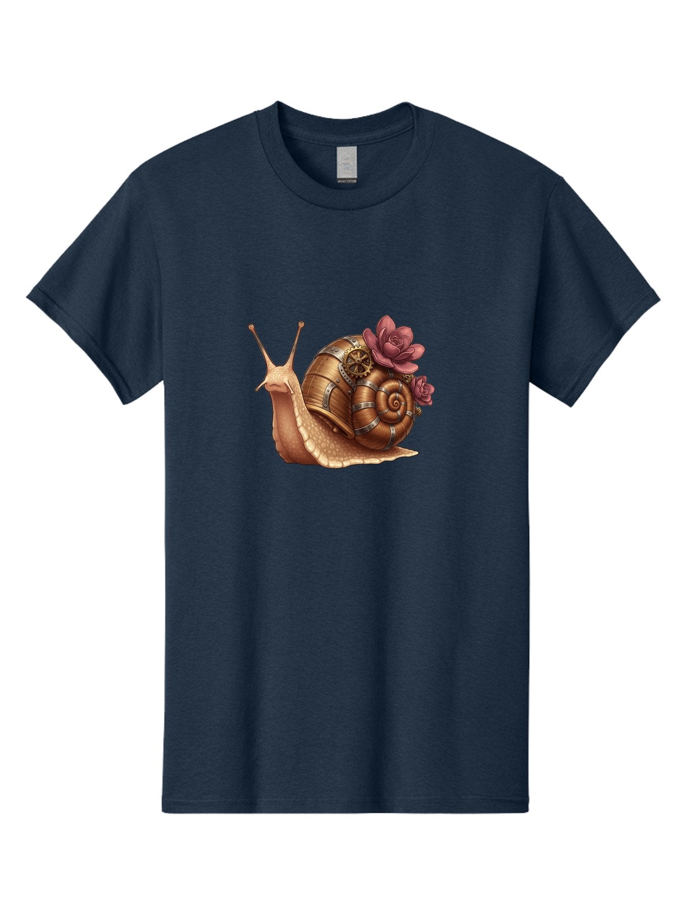 Steampunk-Snail Men'S Graphic Tee, 100% Cotton, Comfortable Casual Summer Wear, Machine Washable, Vintage Camera, Old Camera, Antique Camera, Black Camera, Classic Photography, Photography Equipment, Nostalgic Device, Film Camera, Camera Art Bah188 15