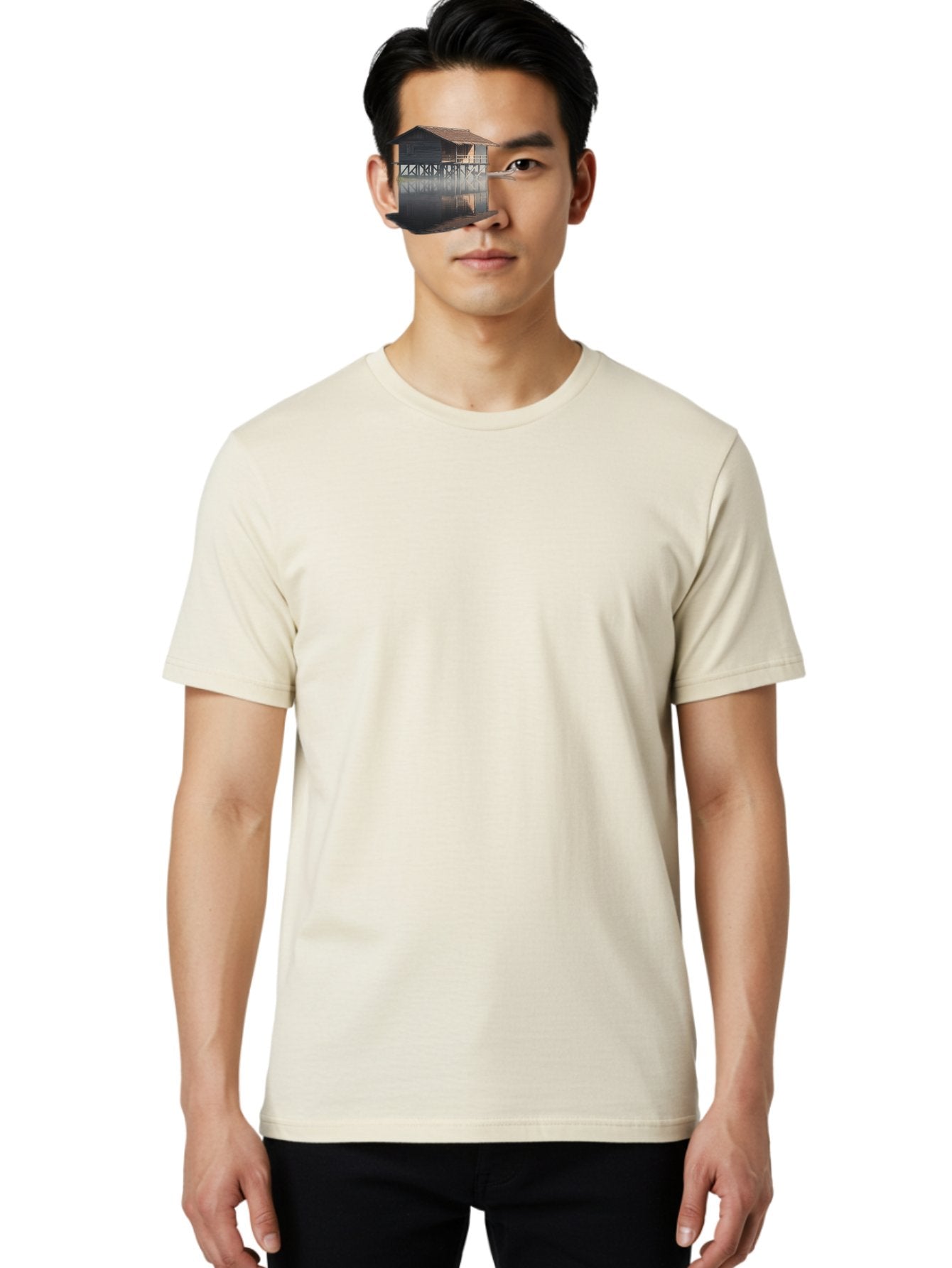 Stilt-House-1 Men'S Graphic Tee, 100% Cotton, Comfortable Casual Summer Wear, Machine Washable, Vintage Camera, Old Camera, Antique Camera, Black Camera, Classic Photography, Photography Equipment, Nostalgic Device, Film Camera, Camera Art Bah189 20