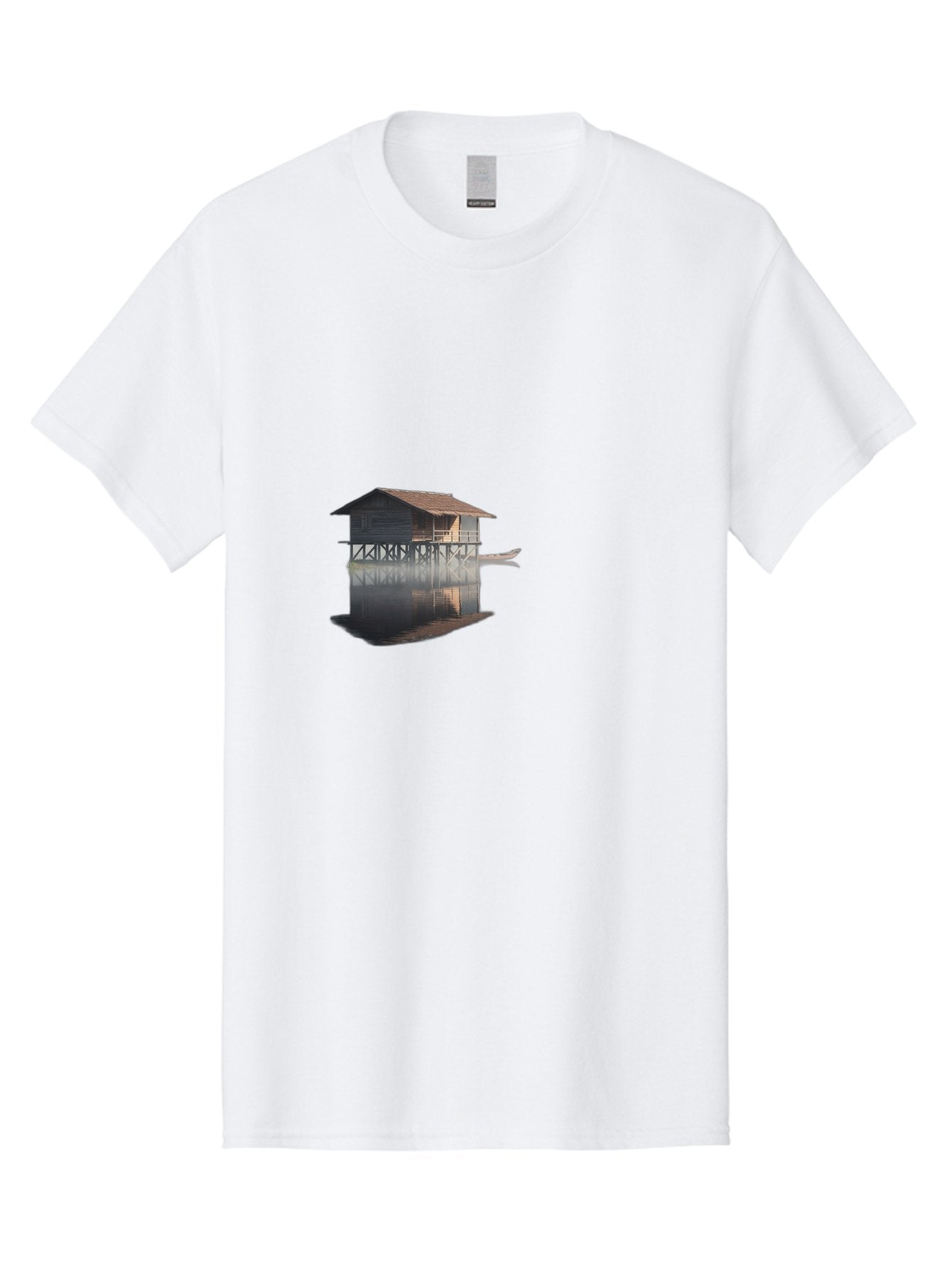 Stilt-House-1 Men'S Graphic Tee, 100% Cotton, Comfortable Casual Summer Wear, Machine Washable, Vintage Camera, Old Camera, Antique Camera, Black Camera, Classic Photography, Photography Equipment, Nostalgic Device, Film Camera, Camera Art Bah189 8