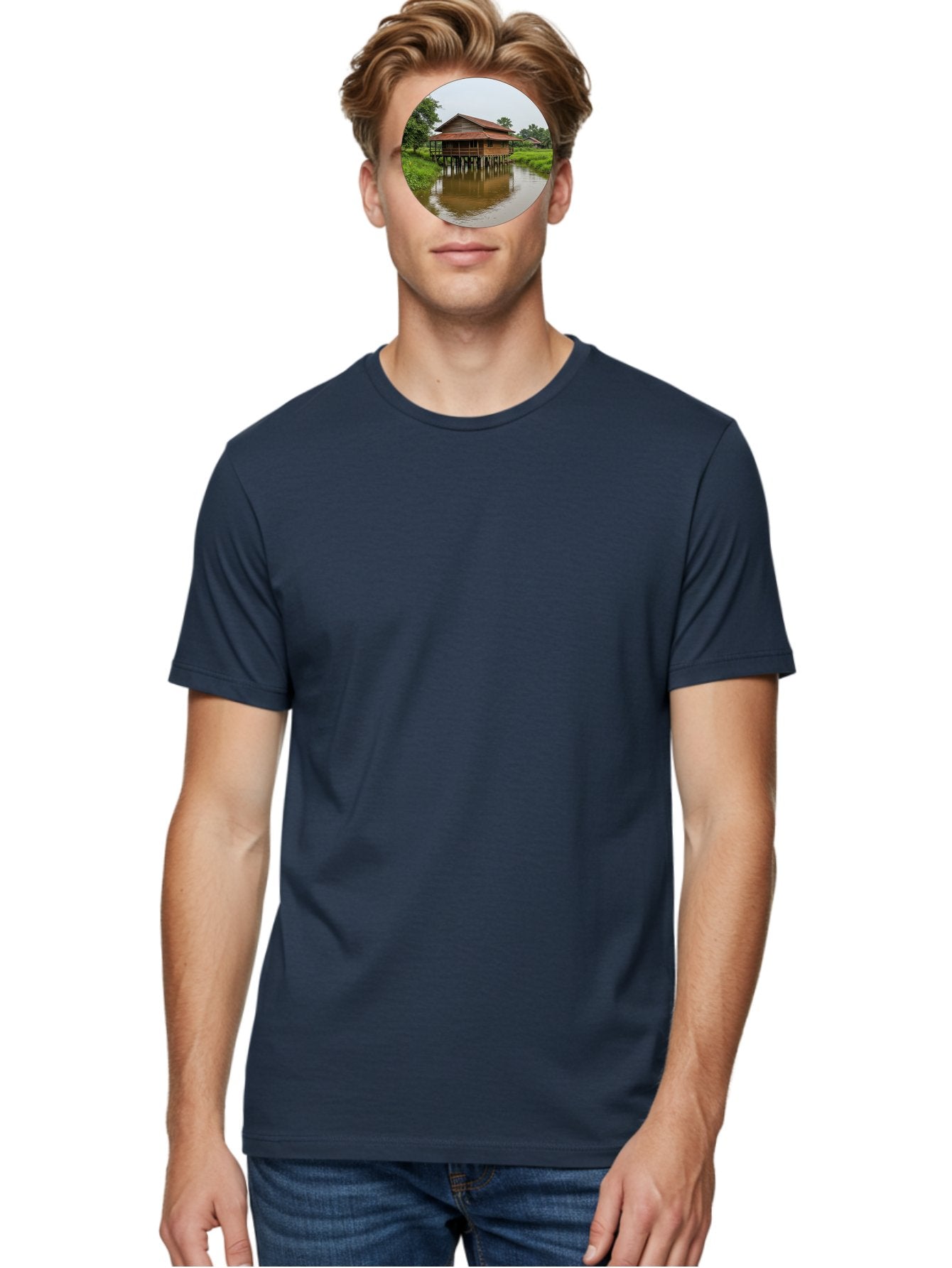 Stilt-House-2 Men'S Graphic Tee, 100% Cotton, Comfortable Casual Summer Wear, Machine Washable, Vintage Camera, Old Camera, Antique Camera, Black Camera, Classic Photography, Photography Equipment, Nostalgic Device, Film Camera, Camera Art Bah190 19