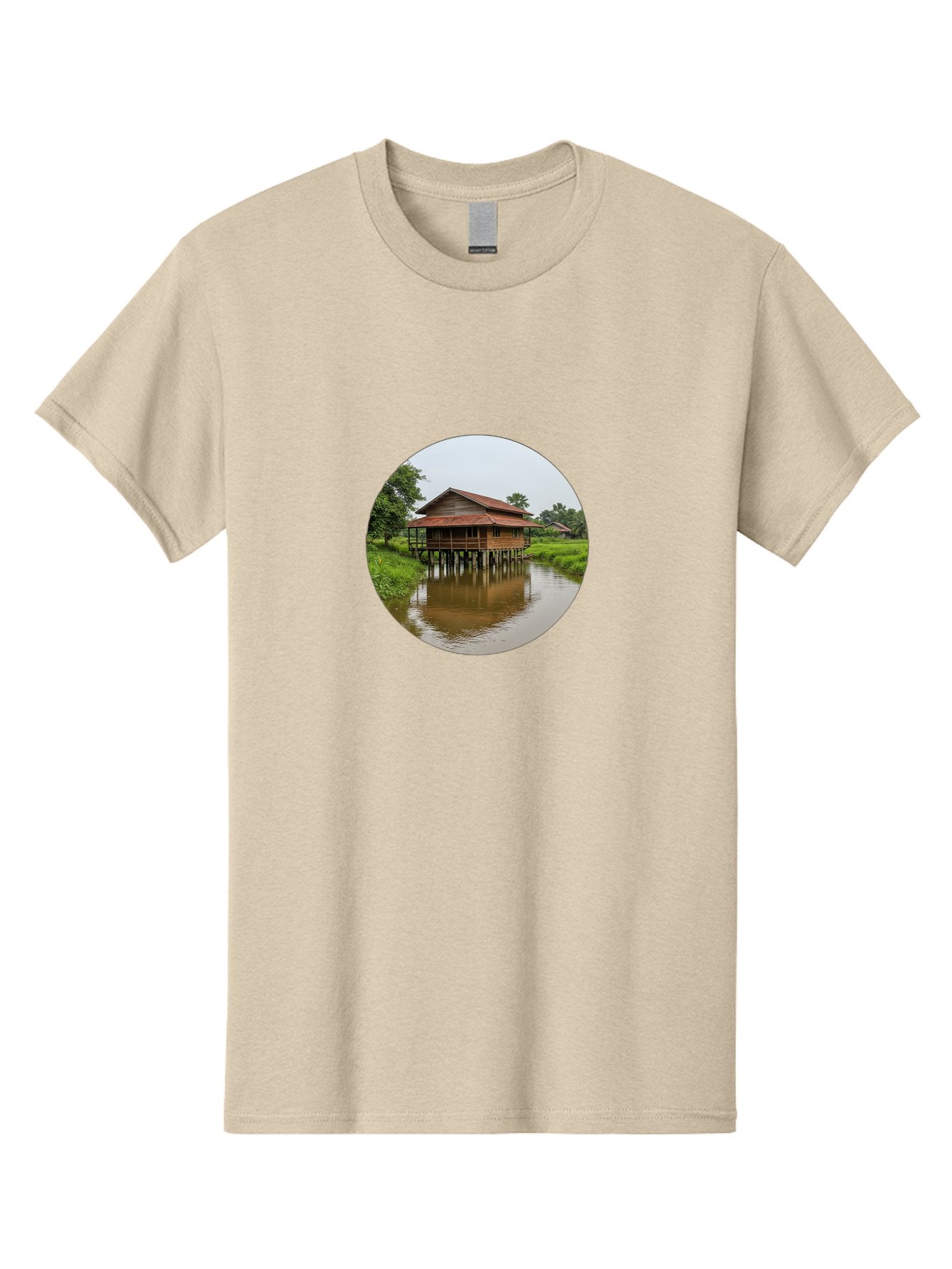 Stilt-House-2 Men'S Graphic Tee, 100% Cotton, Comfortable Casual Summer Wear, Machine Washable, Vintage Camera, Old Camera, Antique Camera, Black Camera, Classic Photography, Photography Equipment, Nostalgic Device, Film Camera, Camera Art Bah190 4
