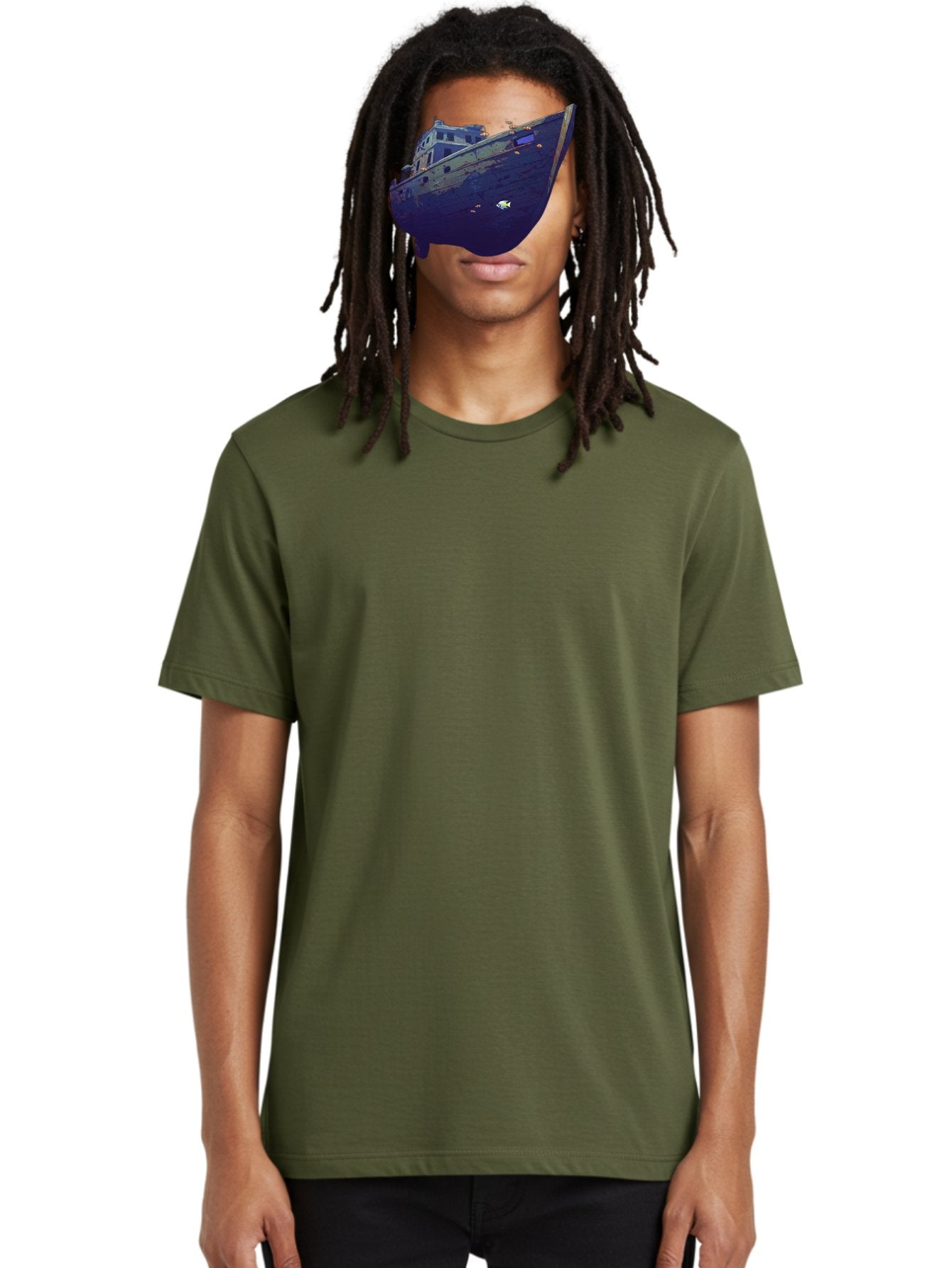 Submerged-Ship Men'S Graphic Tee, 100% Cotton, Comfortable Casual Summer Wear, Machine Washable, Vintage Camera, Old Camera, Antique Camera, Black Camera, Classic Photography, Photography Equipment, Nostalgic Device, Film Camera, Camera Art Bah196 17