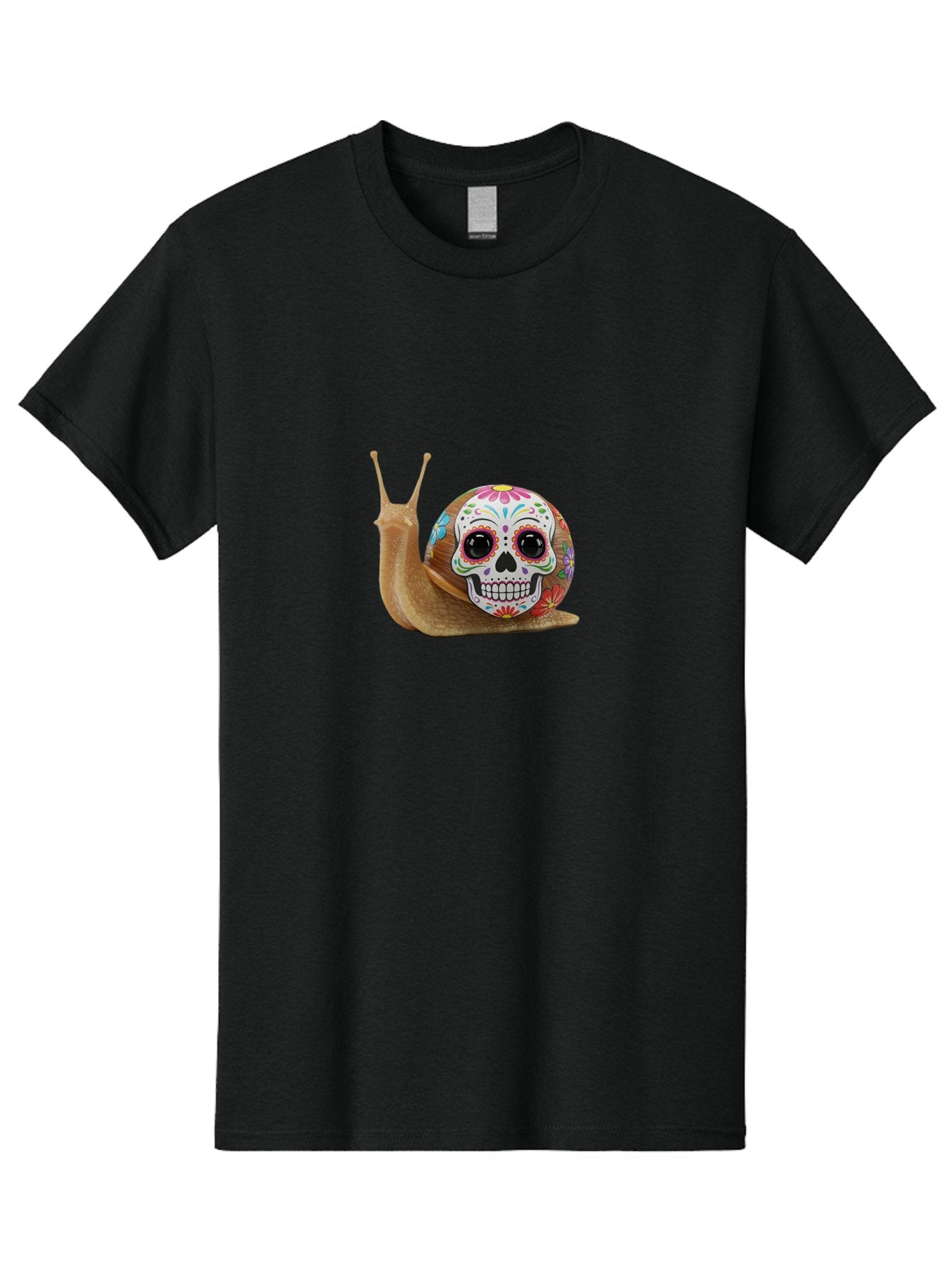 Sugar-Skull-Snail Men'S Graphic Tee, 100% Cotton, Comfortable Casual Summer Wear, Machine Washable, Vintage Camera, Old Camera, Antique Camera, Black Camera, Classic Photography, Photography Equipment, Nostalgic Device, Film Camera, Camera Art Bah199 9