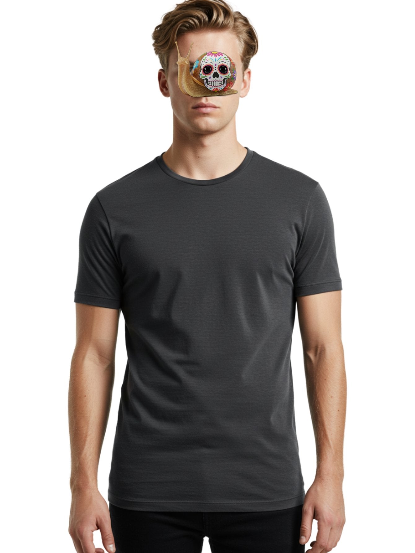 Sugar-Skull-Snail Men'S Graphic Tee, 100% Cotton, Comfortable Casual Summer Wear, Machine Washable, Vintage Camera, Old Camera, Antique Camera, Black Camera, Classic Photography, Photography Equipment, Nostalgic Device, Film Camera, Camera Art Bah199 22