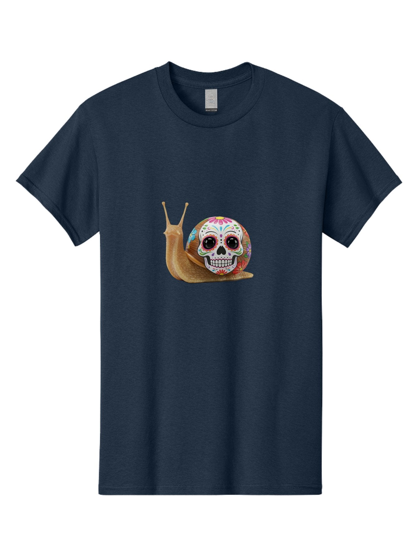 Sugar-Skull-Snail Men'S Graphic Tee, 100% Cotton, Comfortable Casual Summer Wear, Machine Washable, Vintage Camera, Old Camera, Antique Camera, Black Camera, Classic Photography, Photography Equipment, Nostalgic Device, Film Camera, Camera Art Bah199 5