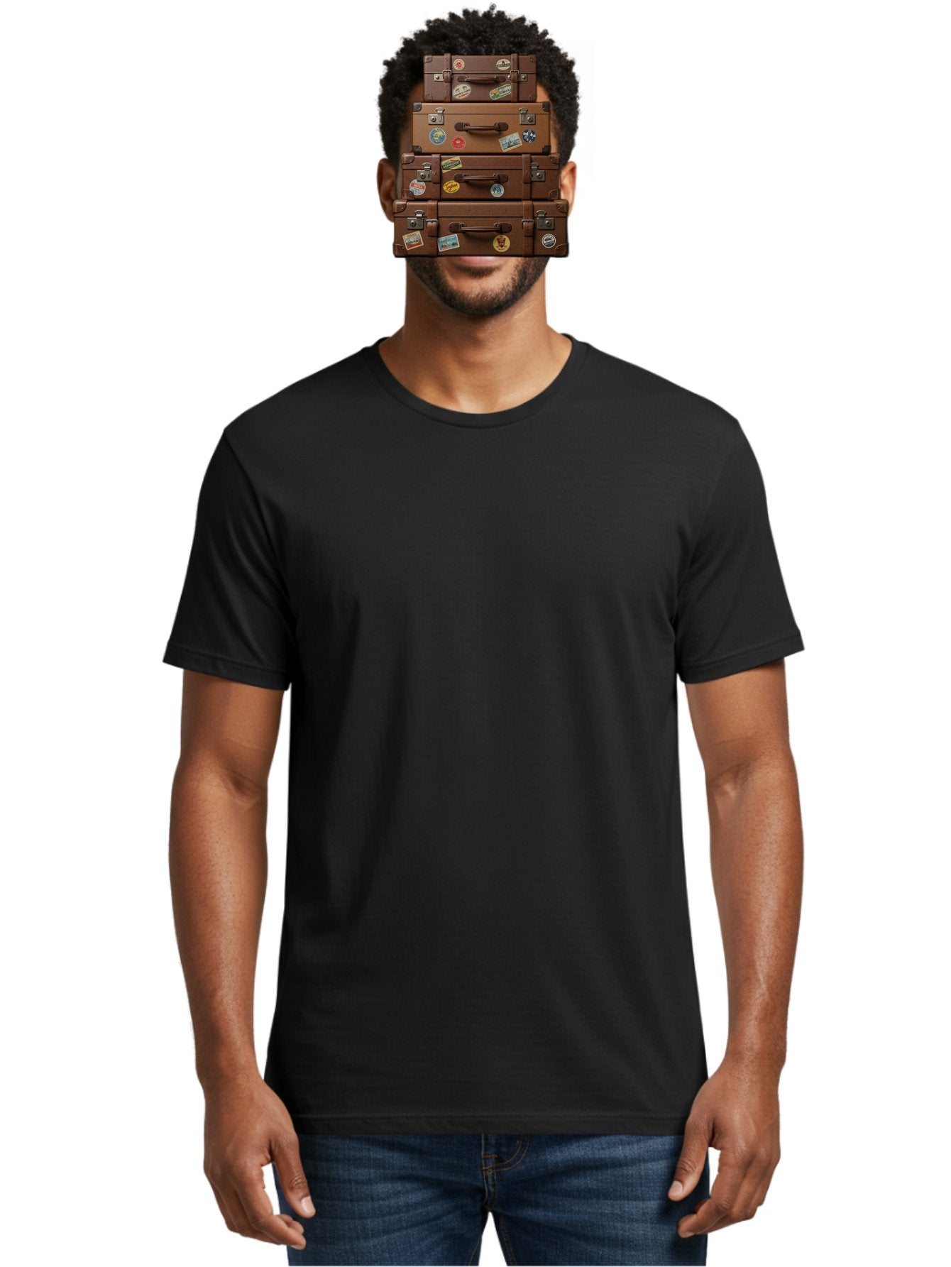 Suitcases Men'S Graphic Tee, 100% Cotton, Comfortable Casual Summer Wear, Machine Washable, Vintage Camera, Old Camera, Antique Camera, Black Camera, Classic Photography, Photography Equipment, Nostalgic Device, Film Camera, Camera Art Bah200 27