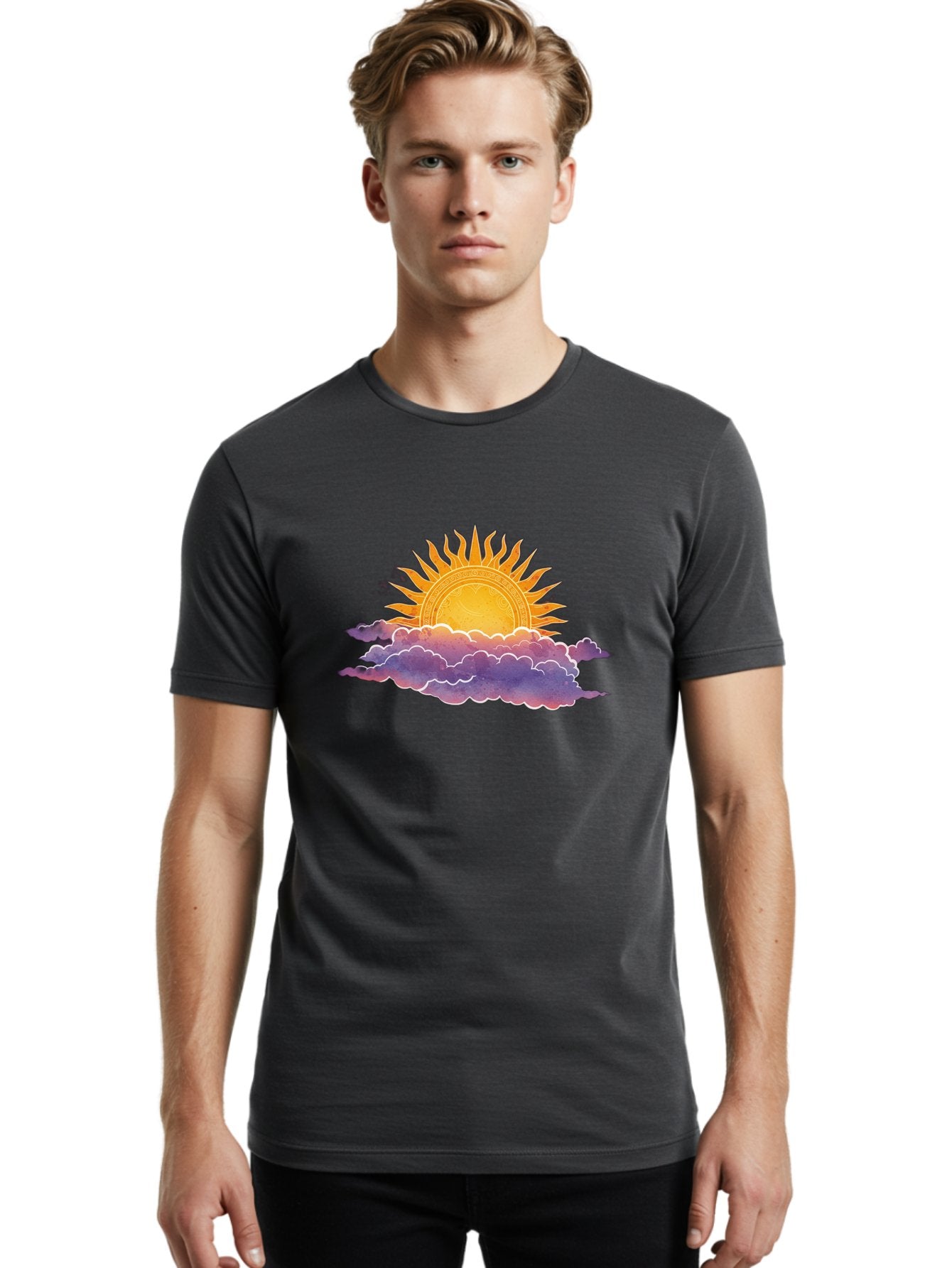 Sunrise-Design Men'S Graphic Tee, 100% Cotton, Comfortable Casual Summer Wear, Machine Washable, Vintage Camera, Old Camera, Antique Camera, Black Camera, Classic Photography, Photography Equipment, Nostalgic Device, Film Camera, Camera Art Bah205 4