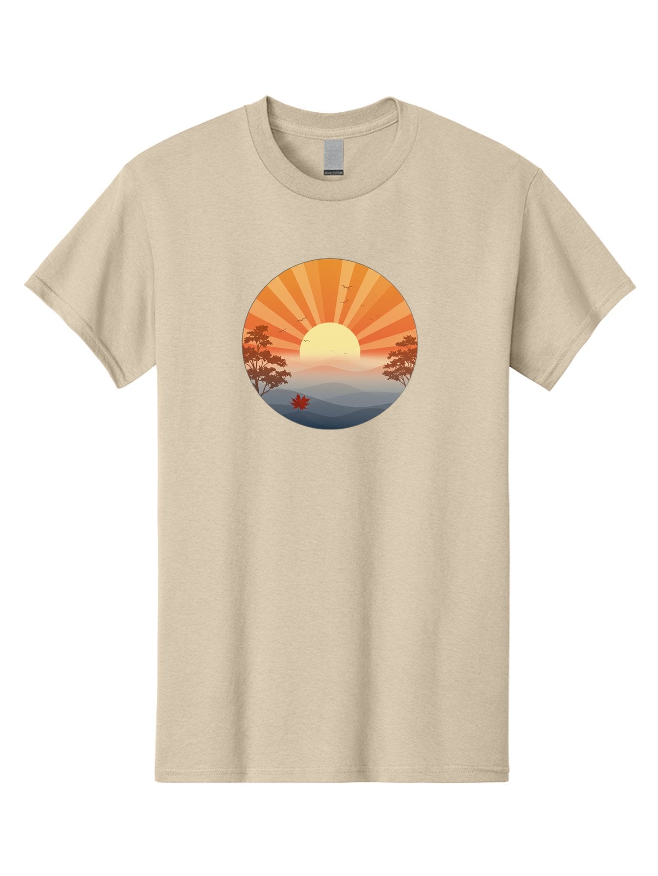Sunset-Landscape Men'S Graphic Tee, 100% Cotton, Comfortable Casual Summer Wear, Machine Washable, Vintage Camera, Old Camera, Antique Camera, Black Camera, Classic Photography, Photography Equipment, Nostalgic Device, Film Camera, Camera Art Bah208 13