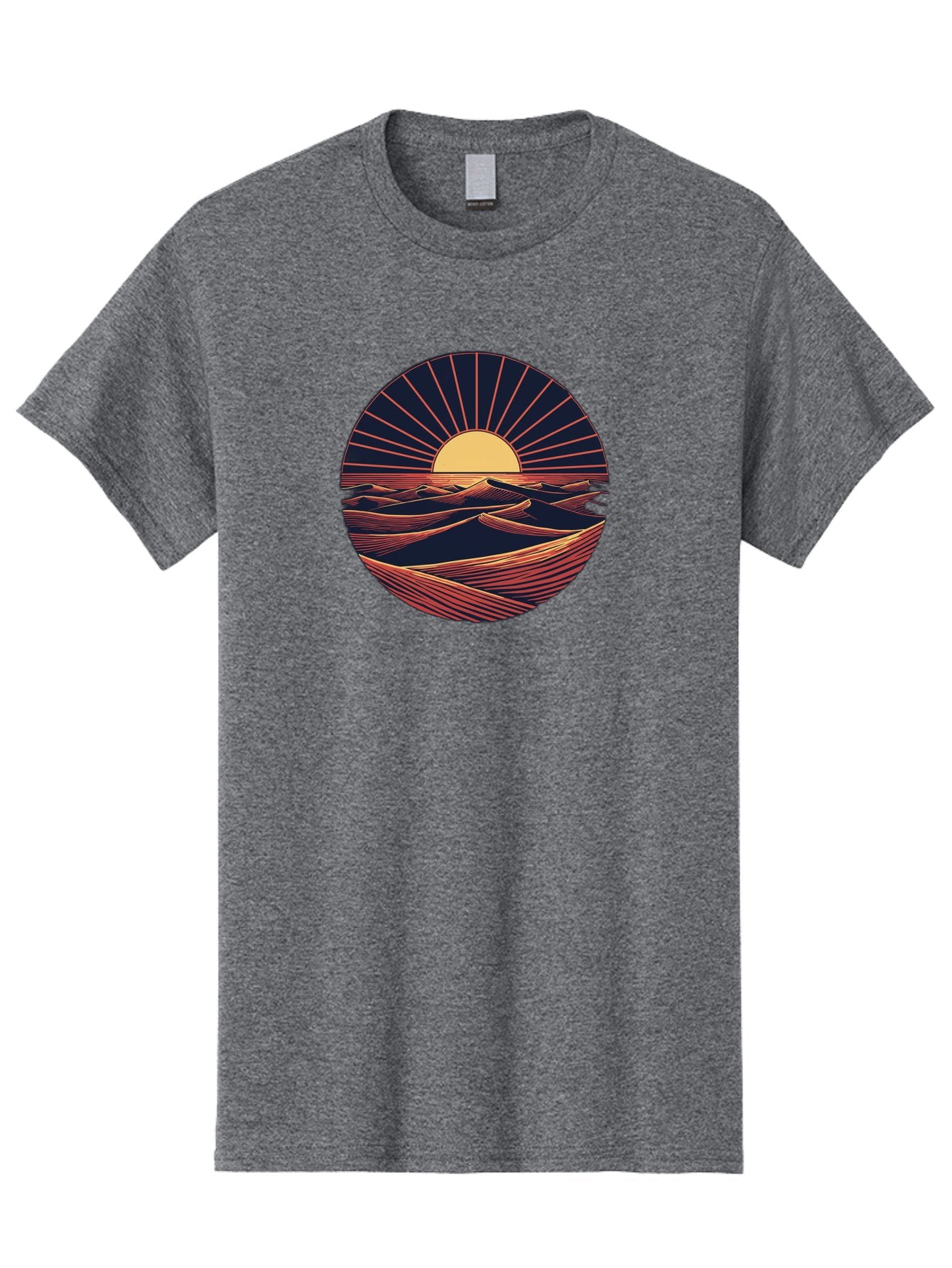 Sunset-Over-Waves Men'S Graphic Tee, 100% Cotton, Comfortable Casual Summer Wear, Machine Washable, Vintage Camera, Old Camera, Antique Camera, Black Camera, Classic Photography, Photography Equipment, Nostalgic Device, Film Camera, Camera Art Bah209 3