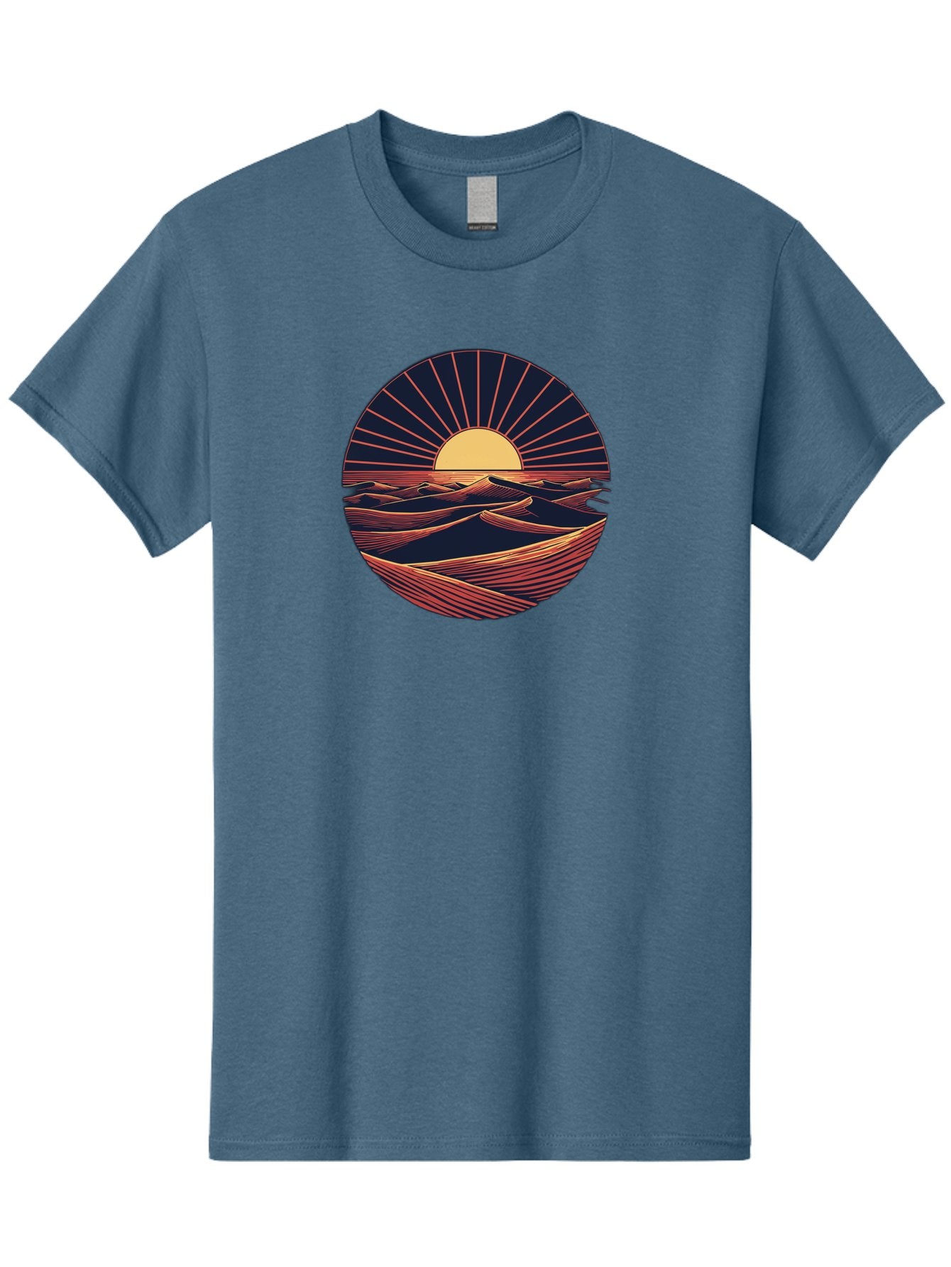 Sunset-Over-Waves Men'S Graphic Tee, 100% Cotton, Comfortable Casual Summer Wear, Machine Washable, Vintage Camera, Old Camera, Antique Camera, Black Camera, Classic Photography, Photography Equipment, Nostalgic Device, Film Camera, Camera Art Bah209 9