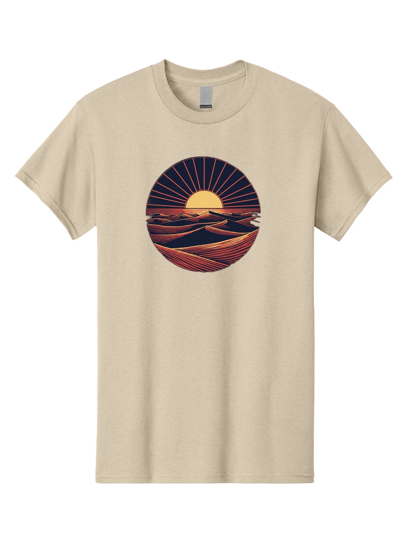 Sunset-Over-Waves Men'S Graphic Tee, 100% Cotton, Comfortable Casual Summer Wear, Machine Washable, Vintage Camera, Old Camera, Antique Camera, Black Camera, Classic Photography, Photography Equipment, Nostalgic Device, Film Camera, Camera Art Bah209