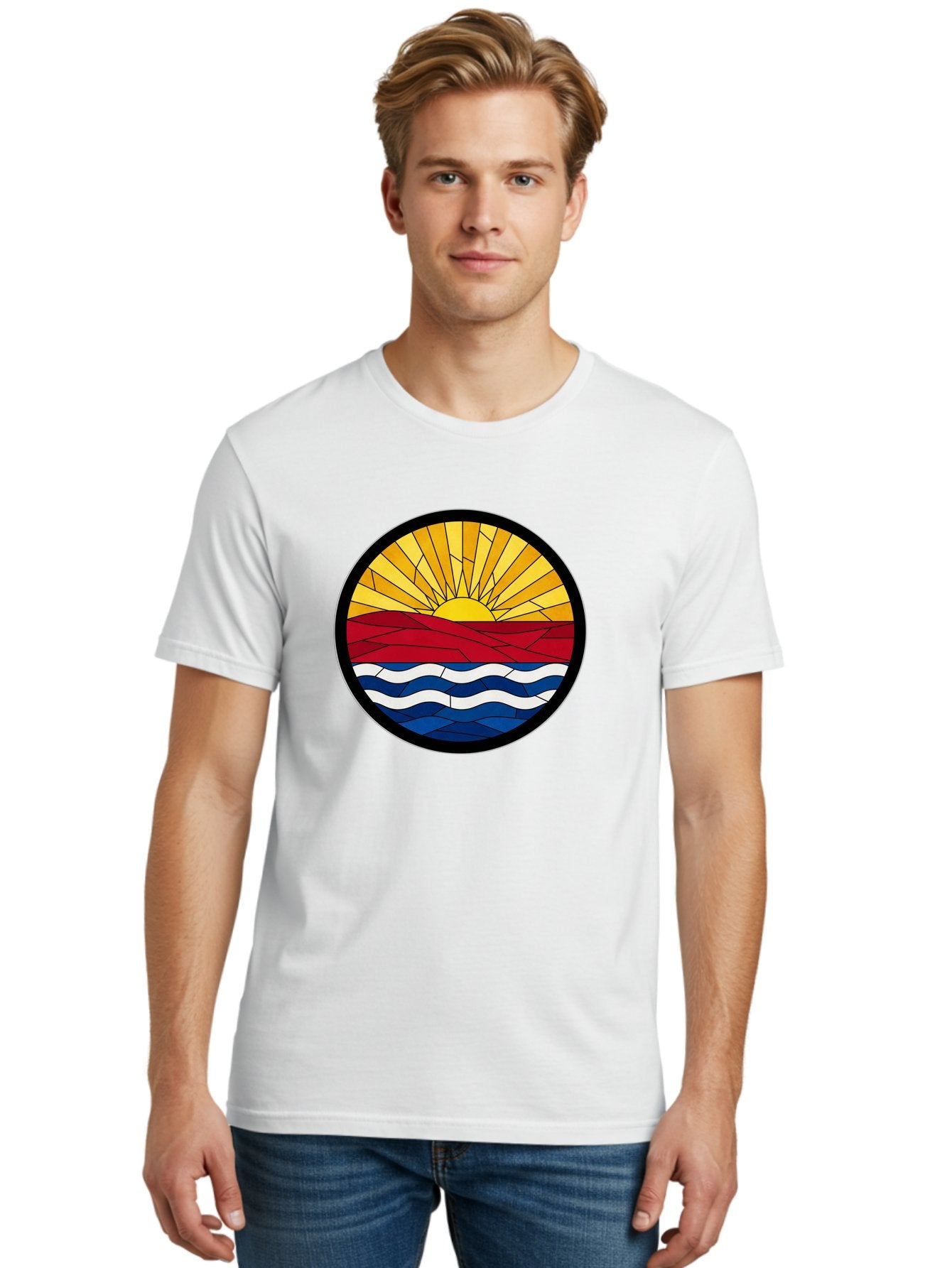 Sunset-Waves Men'S Graphic Tee, 100% Cotton, Comfortable Casual Summer Wear, Machine Washable, Vintage Camera, Old Camera, Antique Camera, Black Camera, Classic Photography, Photography Equipment, Nostalgic Device, Film Camera, Camera Art Bah210 21