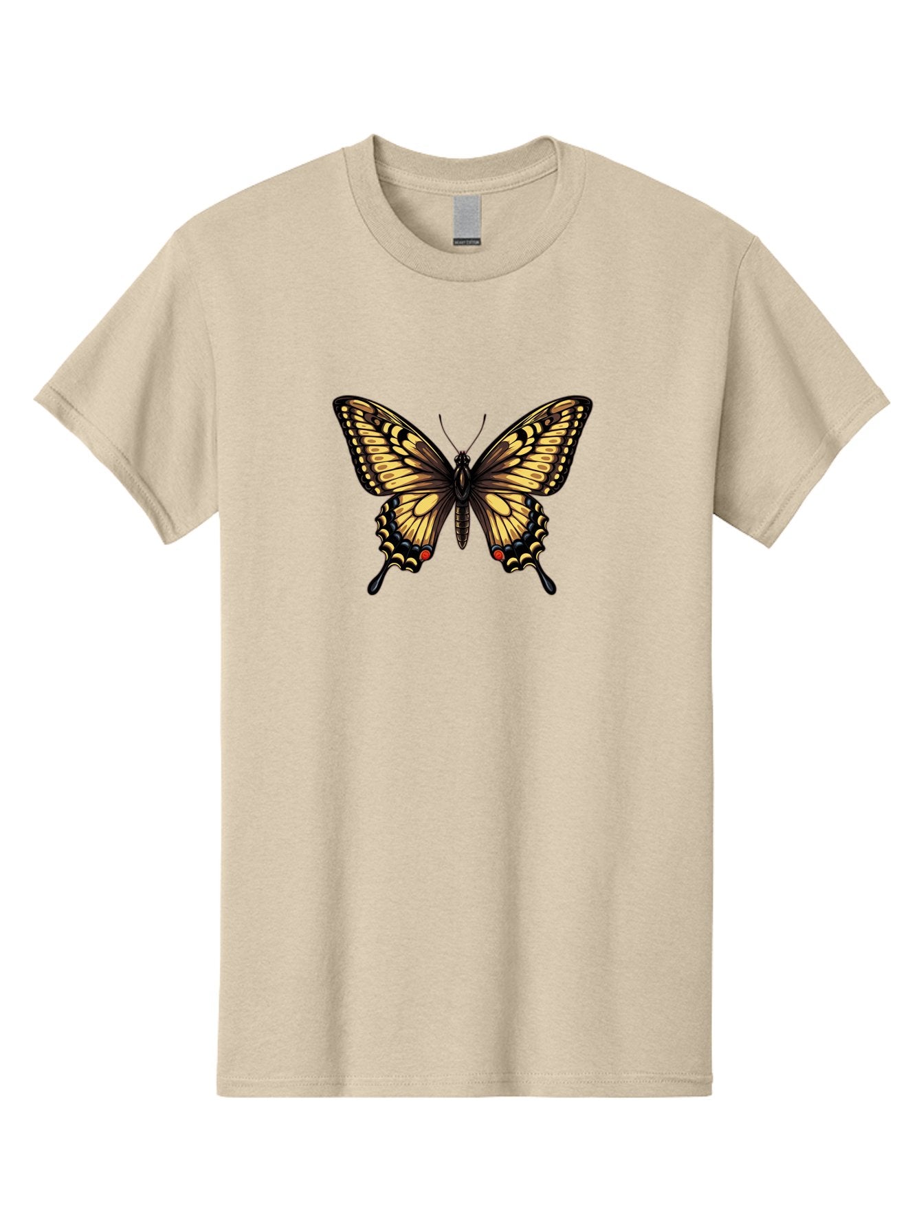 Swallowtail-Butterfly Men'S Graphic Tee, 100% Cotton, Comfortable Casual Summer Wear, Machine Washable, Vintage Camera, Old Camera, Antique Camera, Black Camera, Classic Photography, Photography Equipment, Nostalgic Device, Film Camera, Bah215 13