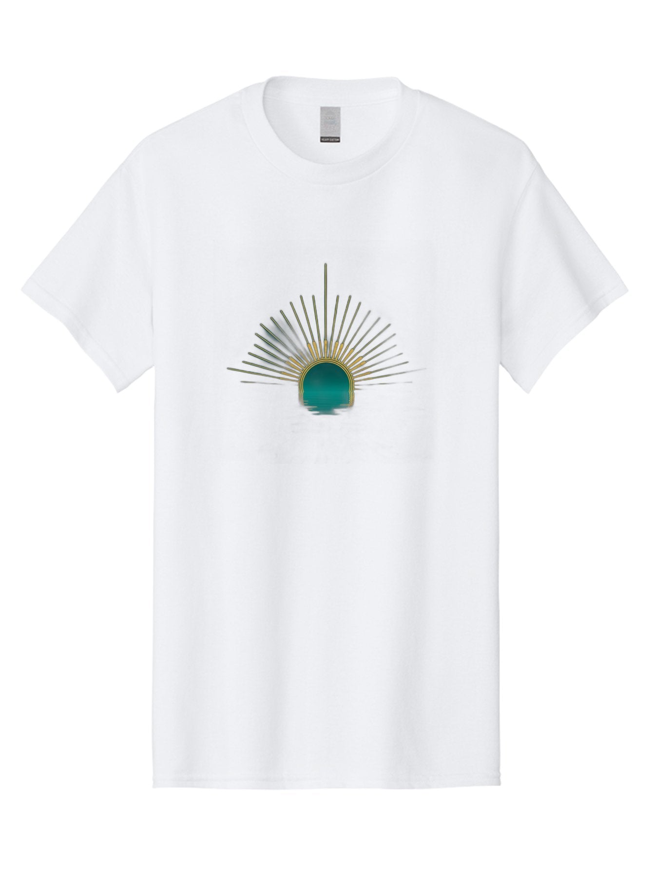 Teal-Sunburst Men'S Graphic Tee, 100% Cotton, Comfortable Casual Summer Wear, Machine Washable, Vintage Camera, Old Camera, Antique Camera, Black Camera, Classic Photography, Photography Equipment, Nostalgic Device, Film Camera, Camera Art Bah229 4