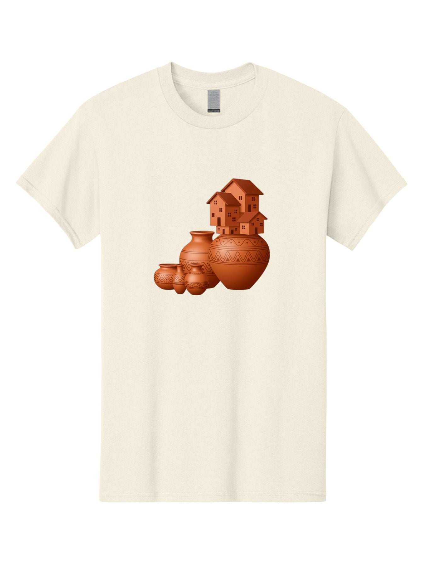 Terracotta-Pots-With-Houses Men'S Graphic Tee, 100% Cotton, Comfortable Casual Summer Wear, Machine Washable, Vintage Camera, Old Camera, Antique Camera, Black Camera, Classic Photography, Photography Equipment, Nostalgic Device, Film Camera, Bah237 14