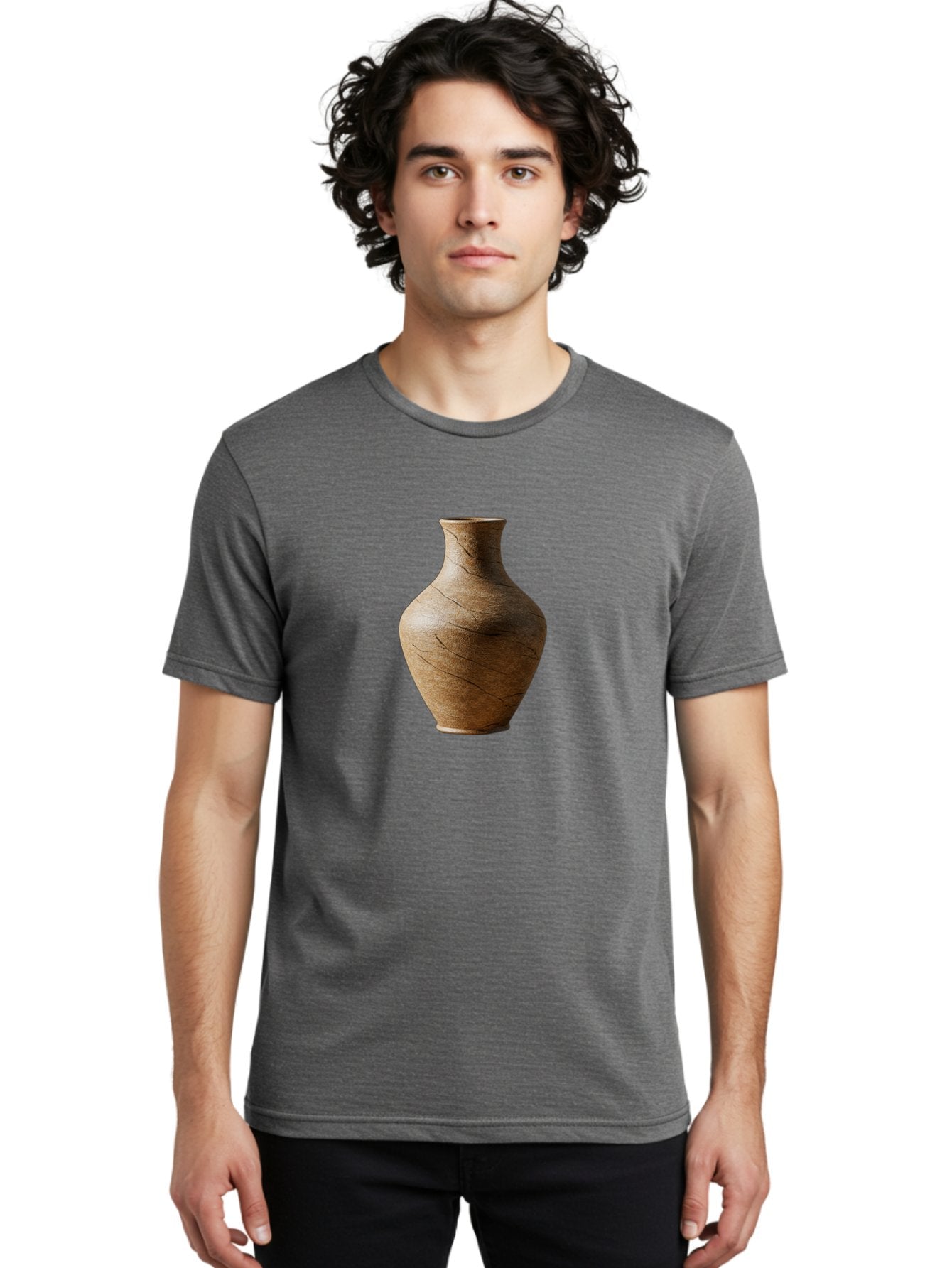 Terracotta-Vase Men'S Graphic Tee, 100% Cotton, Comfortable Casual Summer Wear, Machine Washable, Vintage Camera, Old Camera, Antique Camera, Black Camera, Classic Photography, Photography Equipment, Nostalgic Device, Film Camera, Camera Art Bah239 18