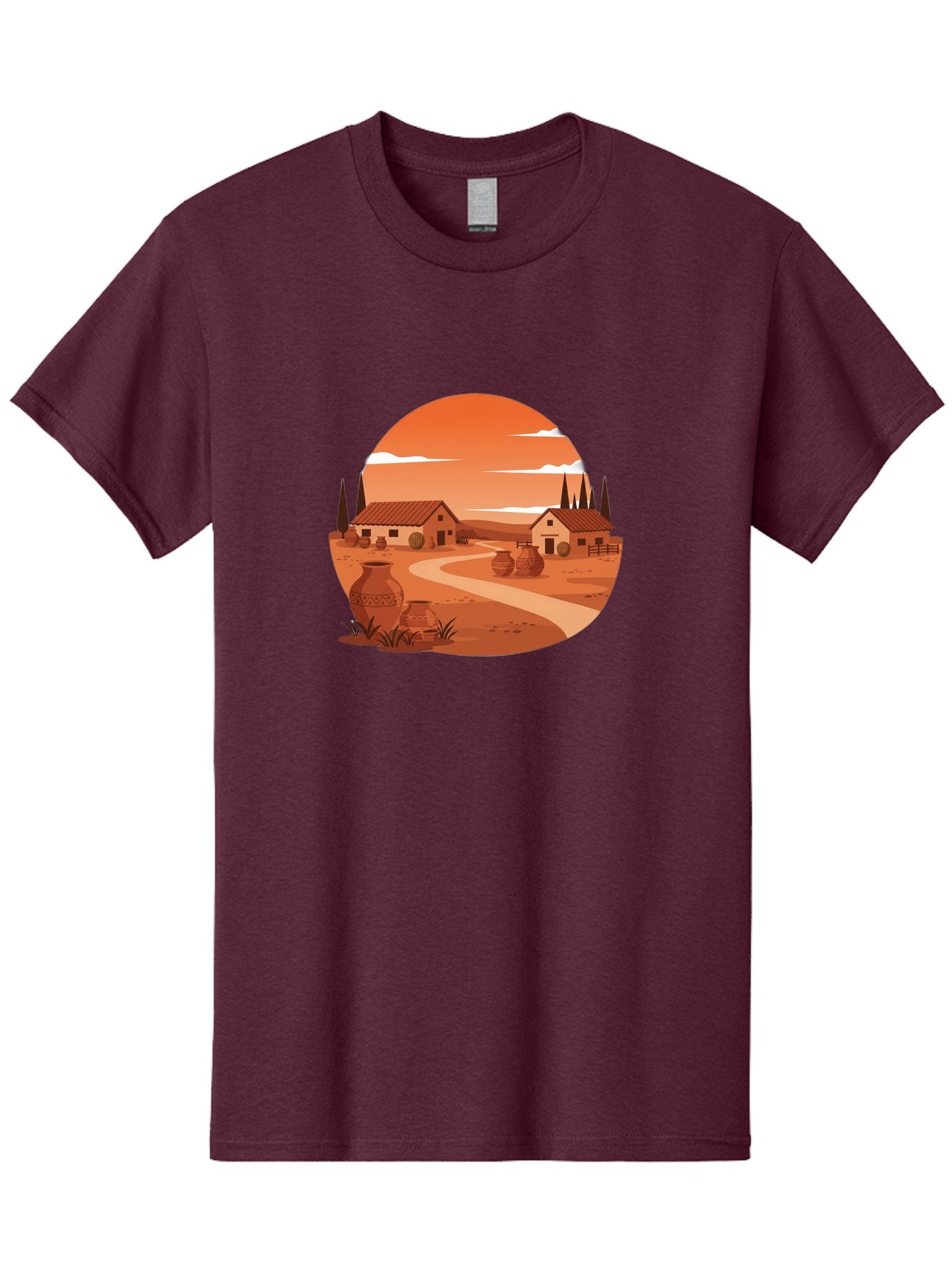 Terracotta-Village Men'S Graphic Tee, 100% Cotton, Comfortable Casual Summer Wear, Machine Washable, Vintage Camera, Old Camera, Antique Camera, Black Camera, Classic Photography, Photography Equipment, Nostalgic Device, Film Camera, Bah240 11