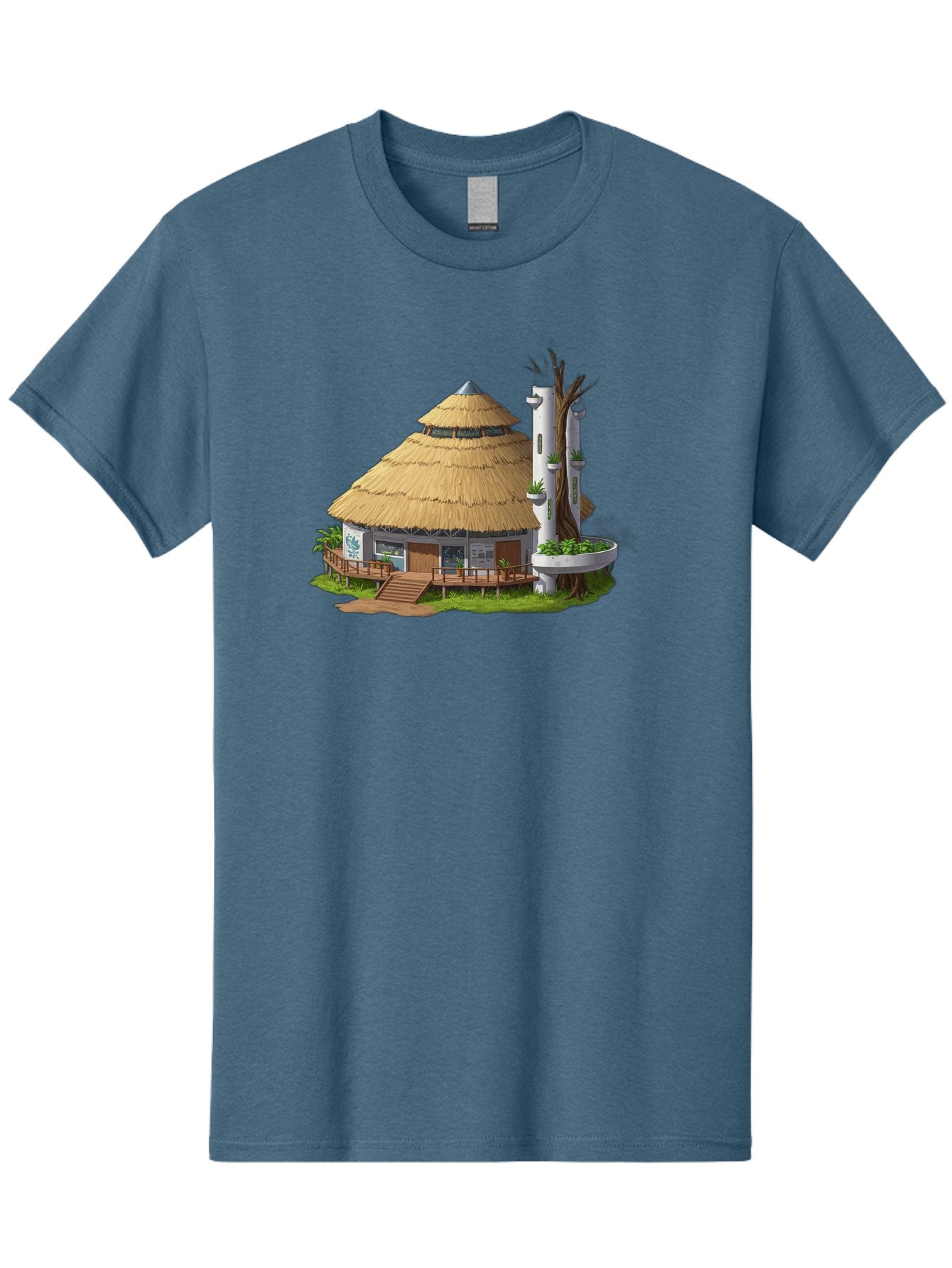 Thatched-Roof-Hut Men'S Graphic Tee, 100% Cotton, Comfortable Casual Summer Wear, Machine Washable, Vintage Camera, Old Camera, Antique Camera, Black Camera, Classic Photography, Photography Equipment, Nostalgic Device, Film Camera, Camera Art Bah245