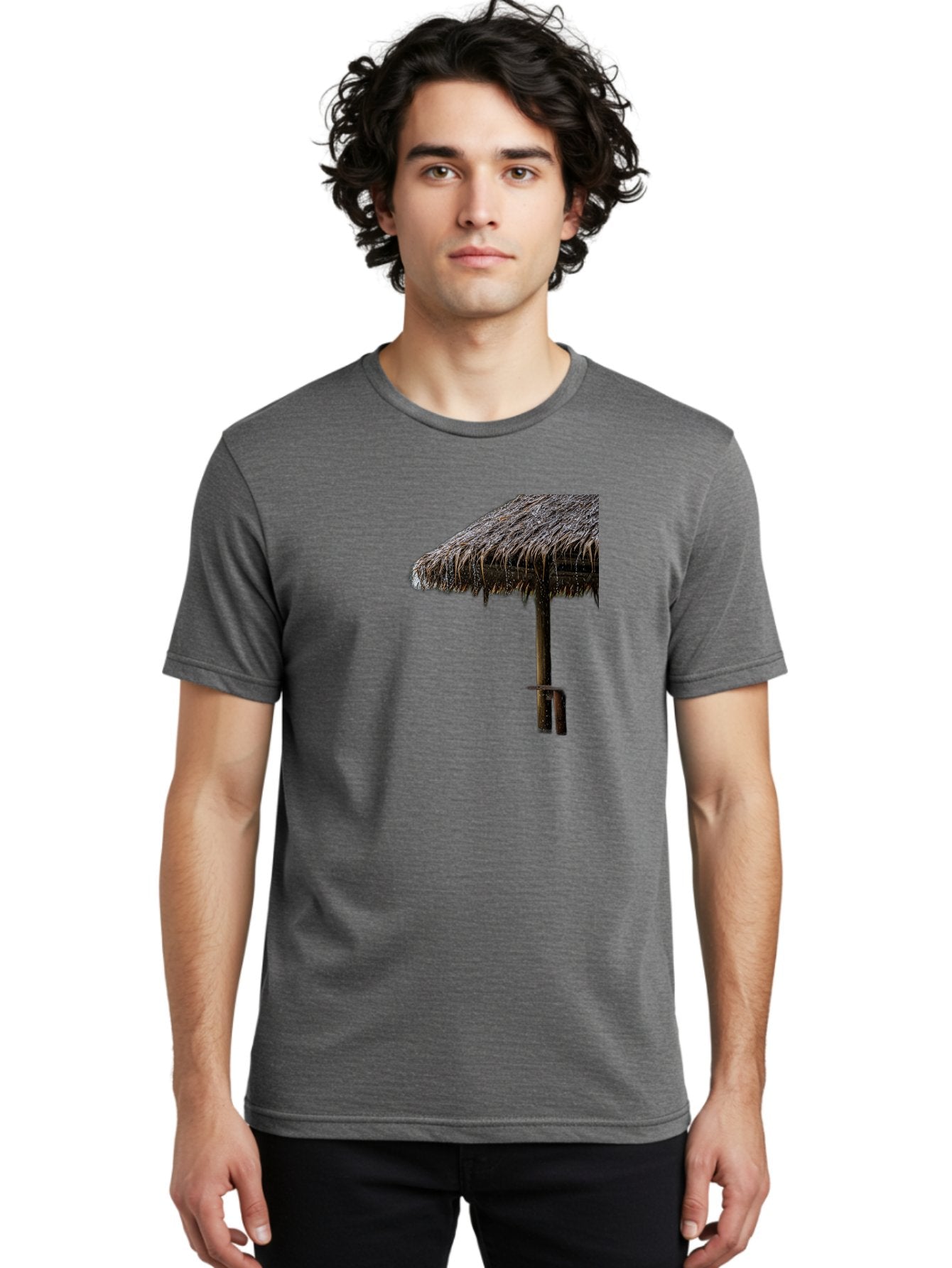 Thatched-Umbrella Men'S Graphic Tee, 100% Cotton, Comfortable Casual Summer Wear, Machine Washable, Vintage Camera, Old Camera, Antique Camera, Black Camera, Classic Photography, Photography Equipment, Nostalgic Device, Film Camera, Camera Art Bah246 24