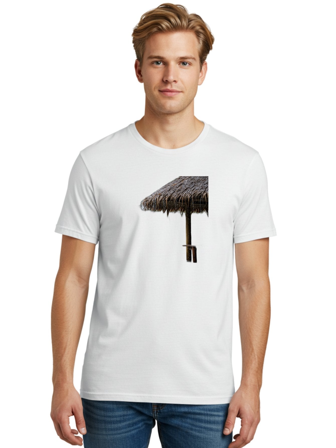 Thatched-Umbrella Men'S Graphic Tee, 100% Cotton, Comfortable Casual Summer Wear, Machine Washable, Vintage Camera, Old Camera, Antique Camera, Black Camera, Classic Photography, Photography Equipment, Nostalgic Device, Film Camera, Camera Art Bah246 23