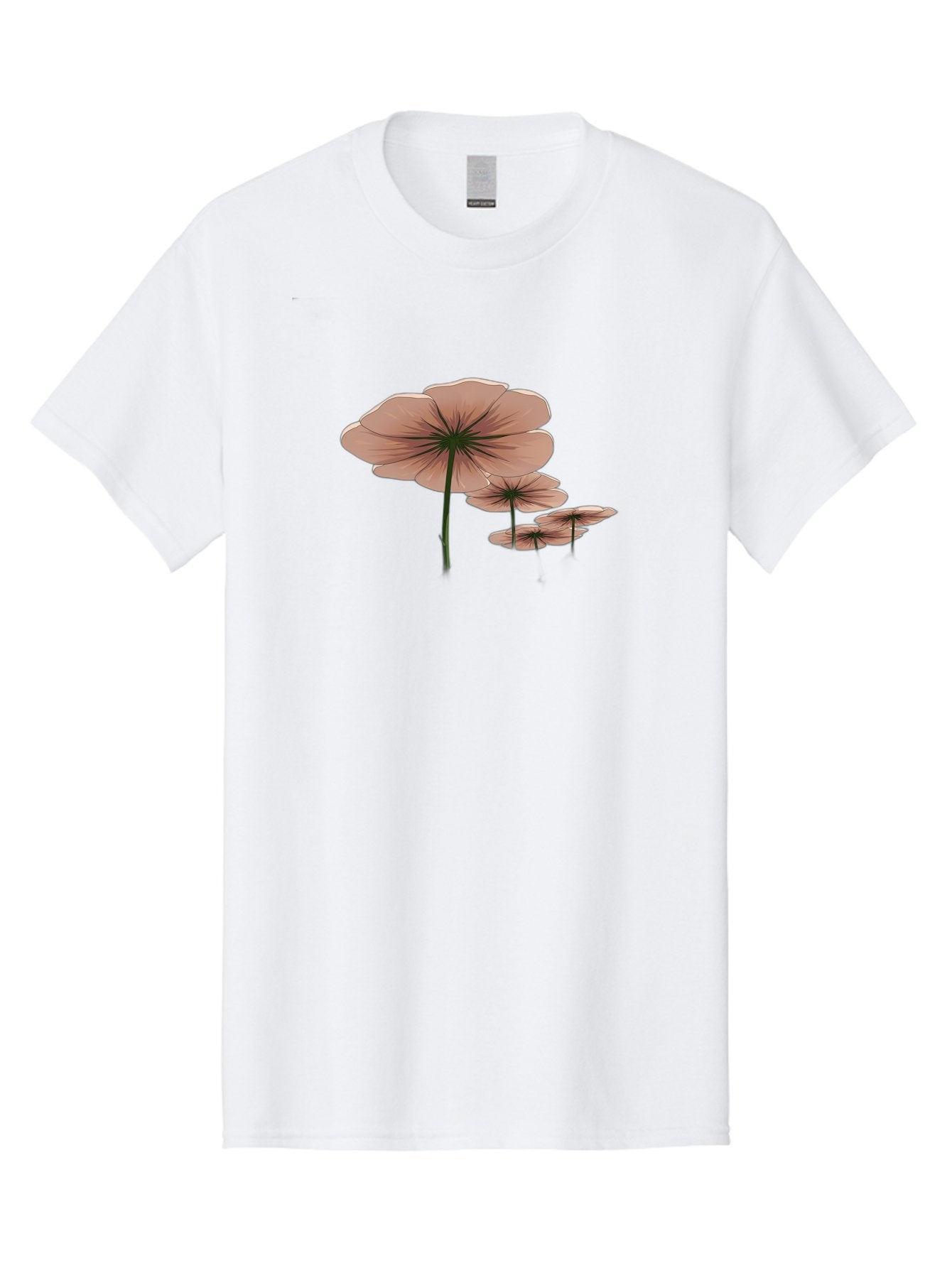 Three-Pink-Flowers Men'S Graphic Tee, 100% Cotton, Comfortable Casual Summer Wear, Machine Washable, Vintage Camera, Old Camera, Antique Camera, Black Camera, Classic Photography, Photography Equipment, Nostalgic Device, Film Camera, Bah253